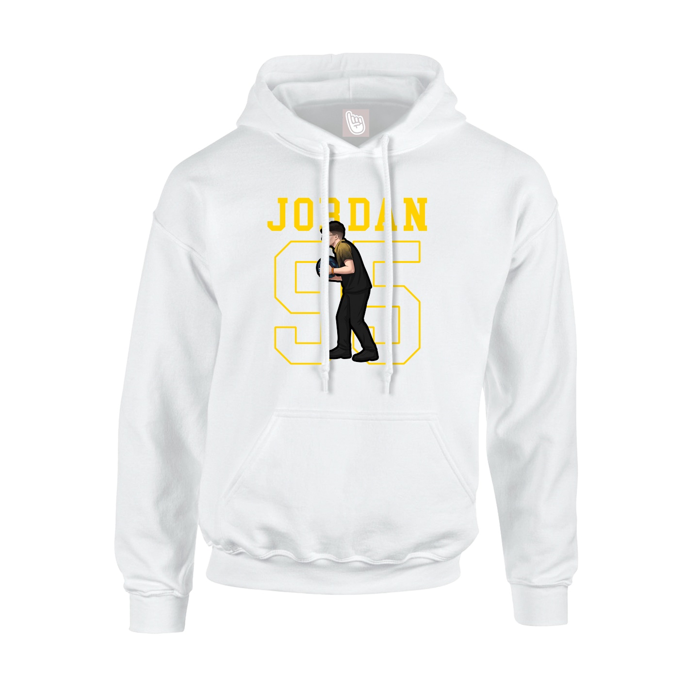 Hoodie — Shirsey in White