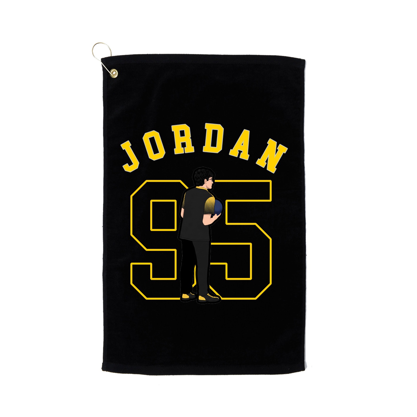 Golf Towel — Shirsey Arch in Black