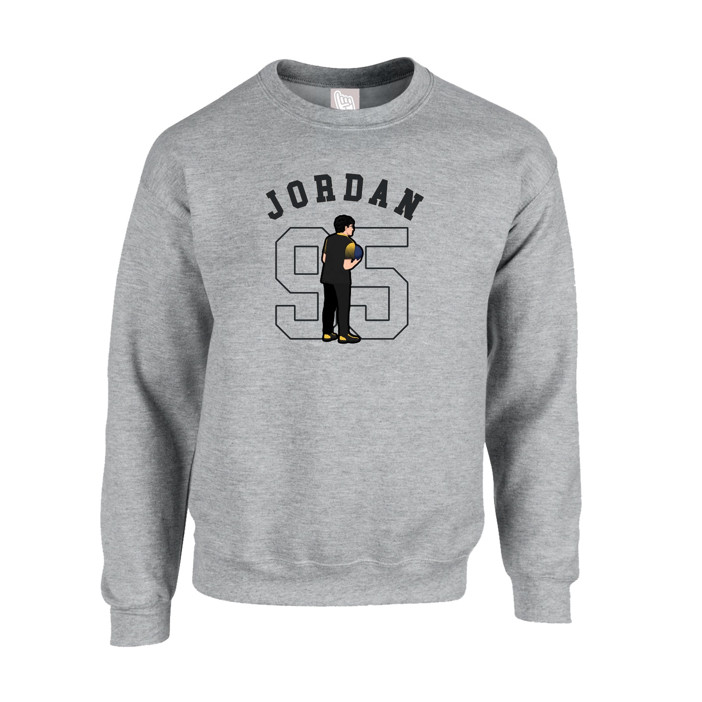Fleece Crew — Shirsey Arch in Grey