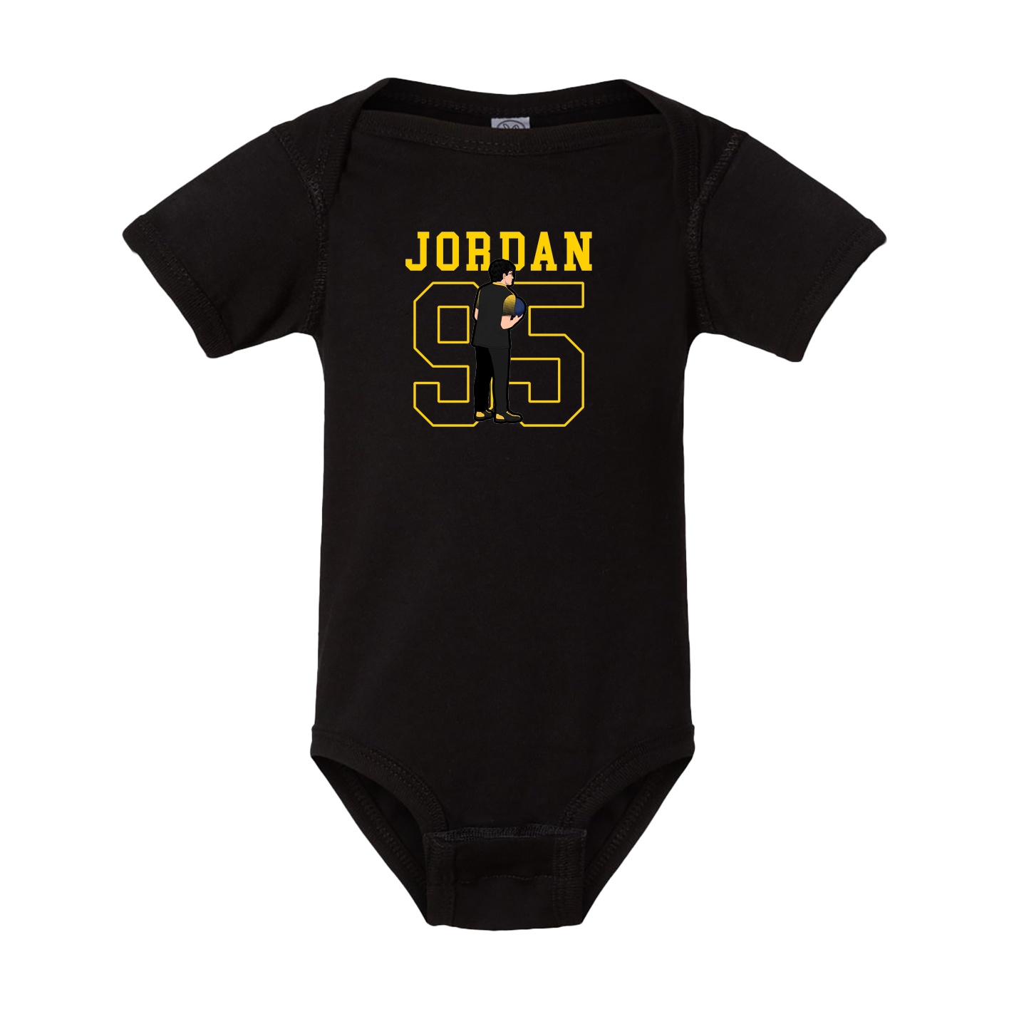 Baby Onesie — Shirsey in Black