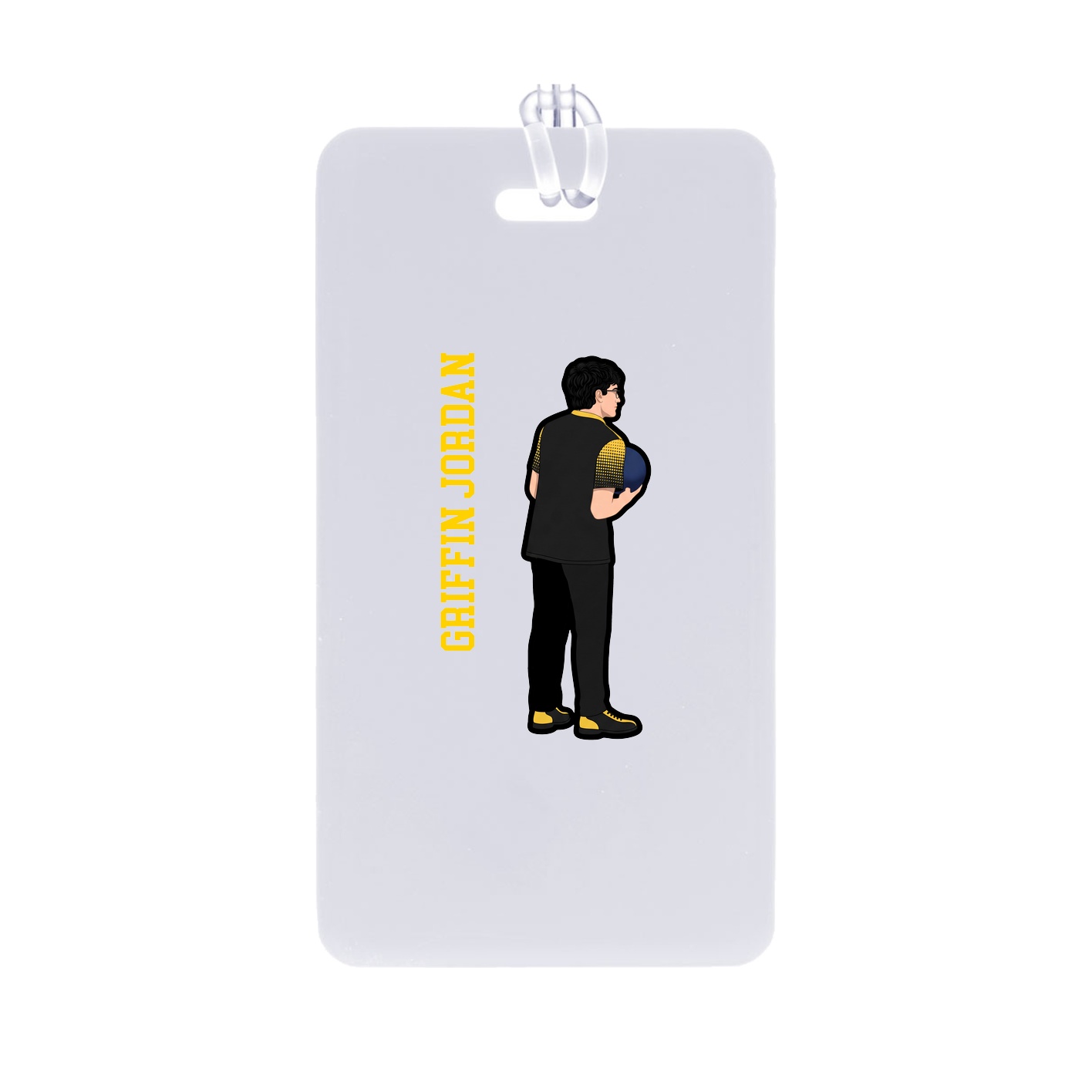 Bag Tag — Name Vertical in Classic