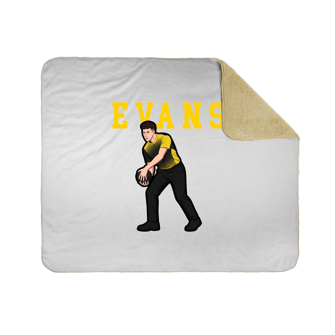 Throw Blanket — Shirsey in White