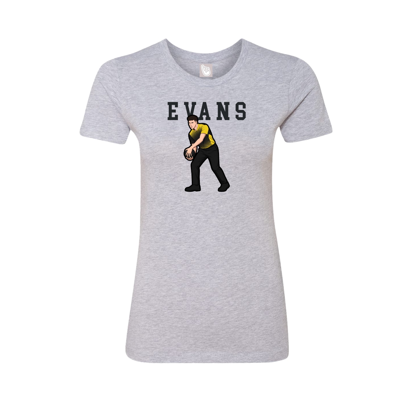 Fitted Women's Tee — Shirsey in Grey