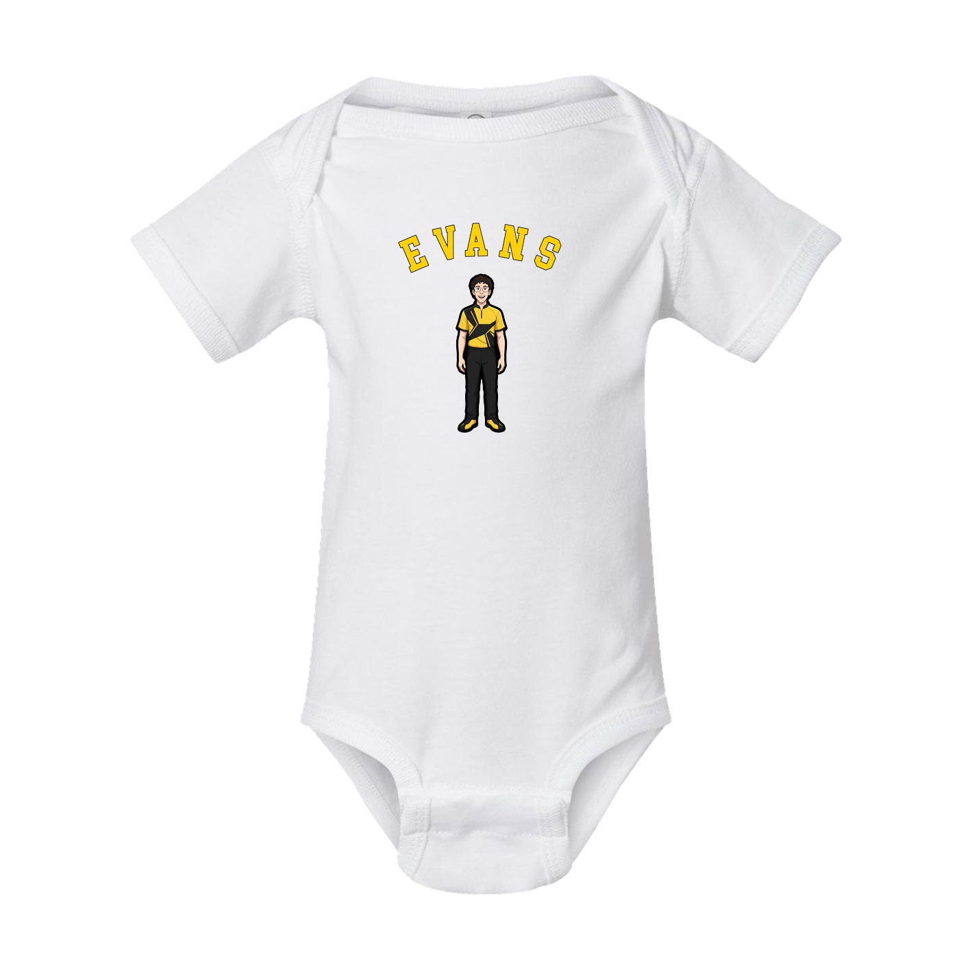 Baby Onesie — Shirsey Arch in White