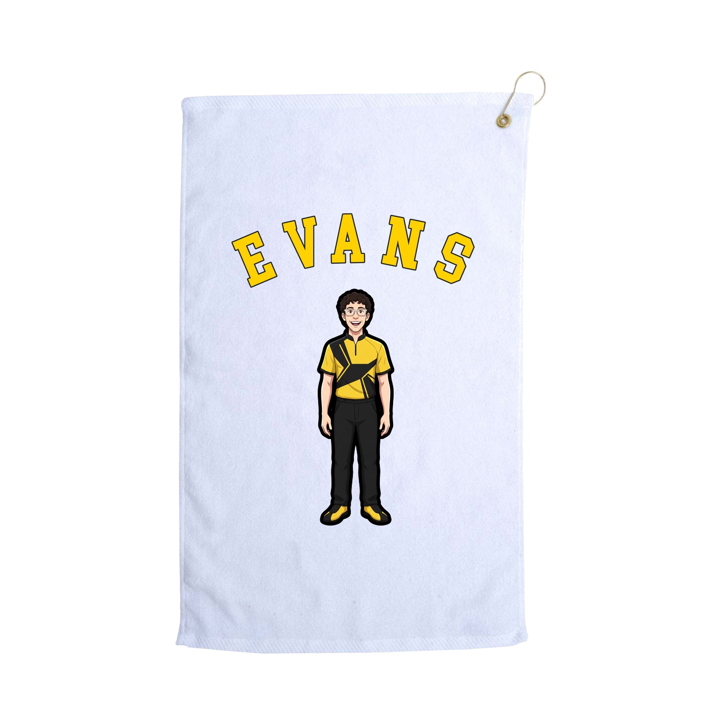 Golf Towel — Shirsey Arch in White
