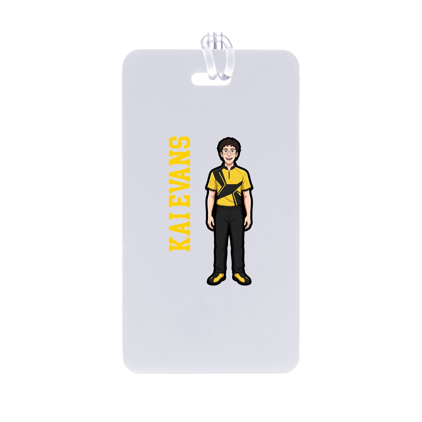 Bag Tag — Name Vertical in Classic