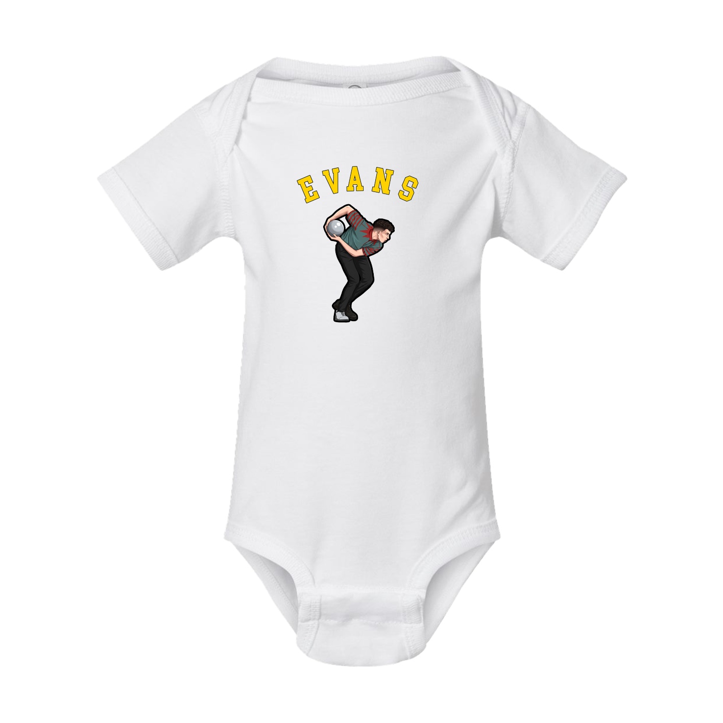 Baby Onesie — Shirsey Arch in White