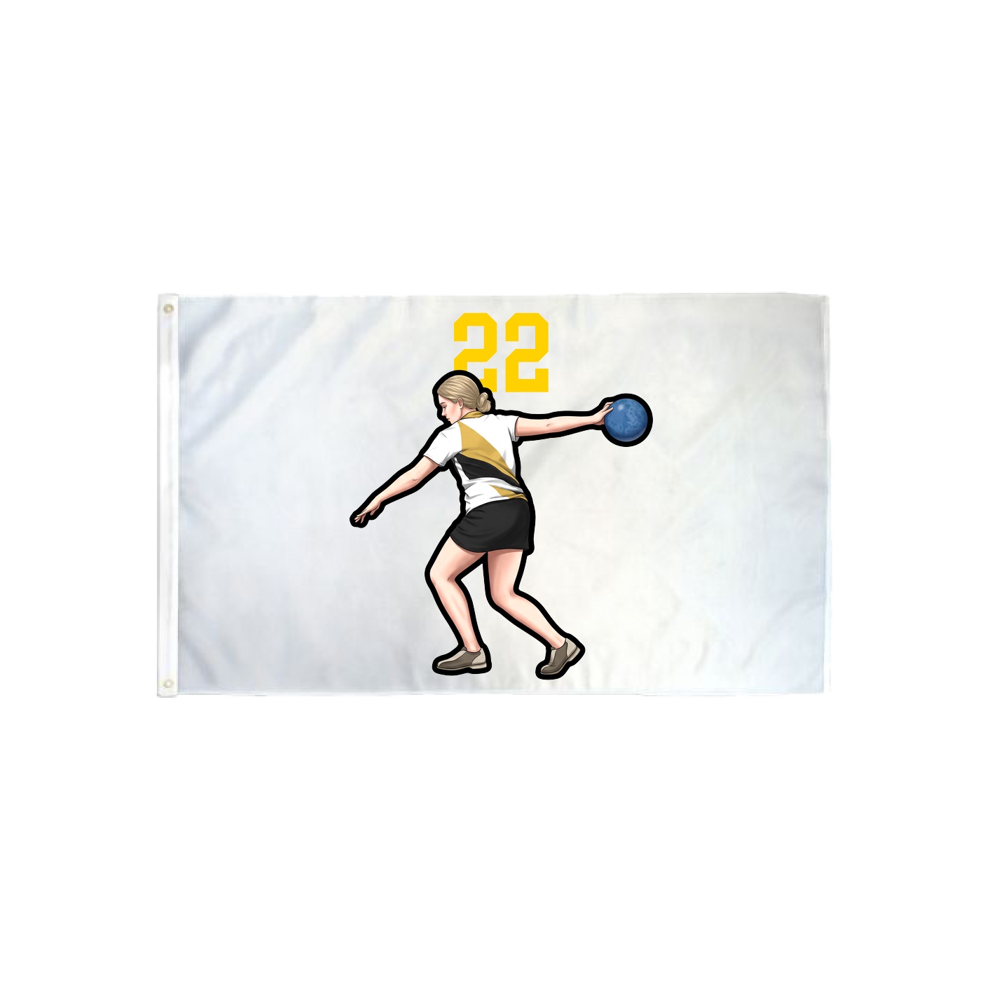 3x5 Flag — Number Top in Classic
