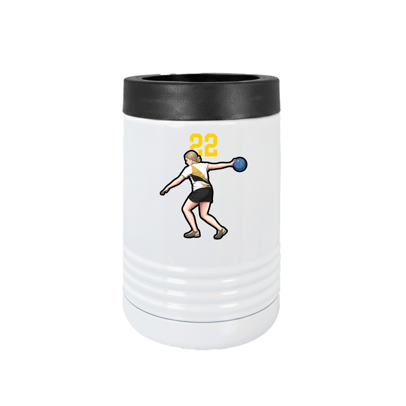 Beverage Holder — Number Top in White