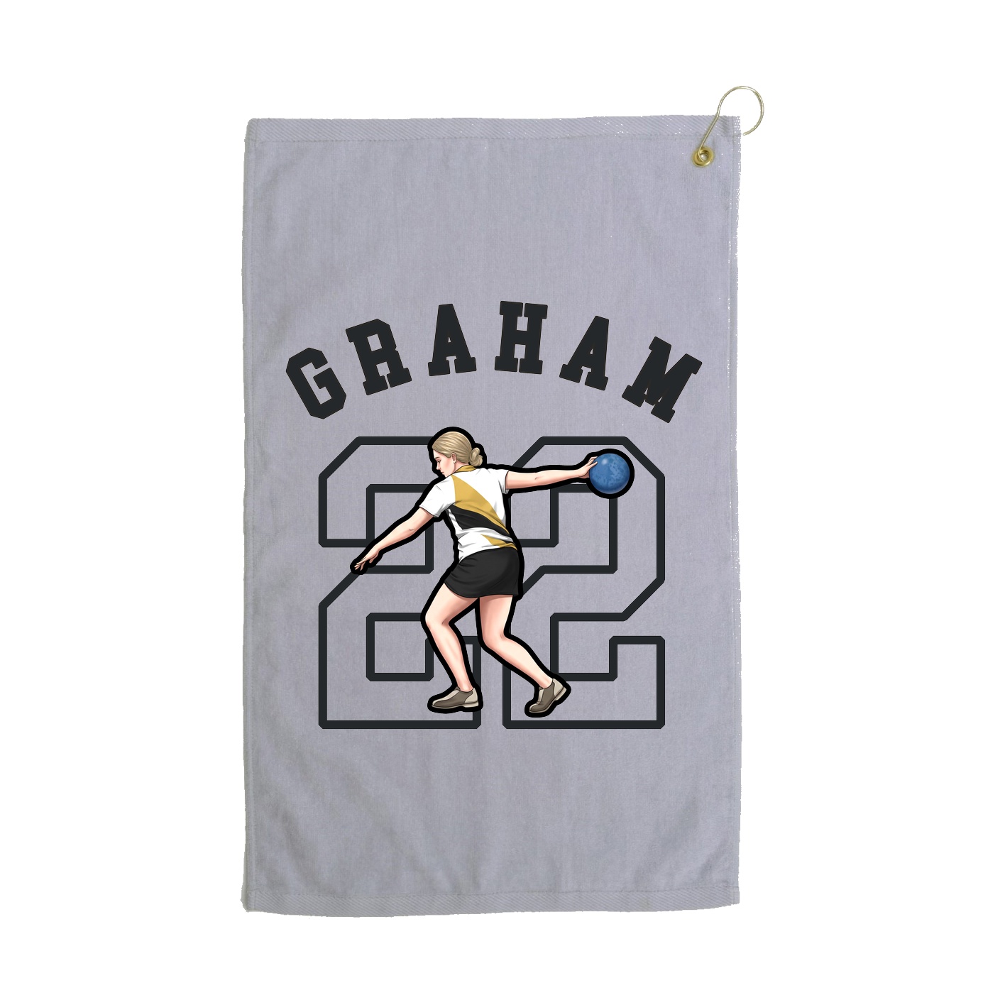 Golf Towel — Shirsey Arch in Grey