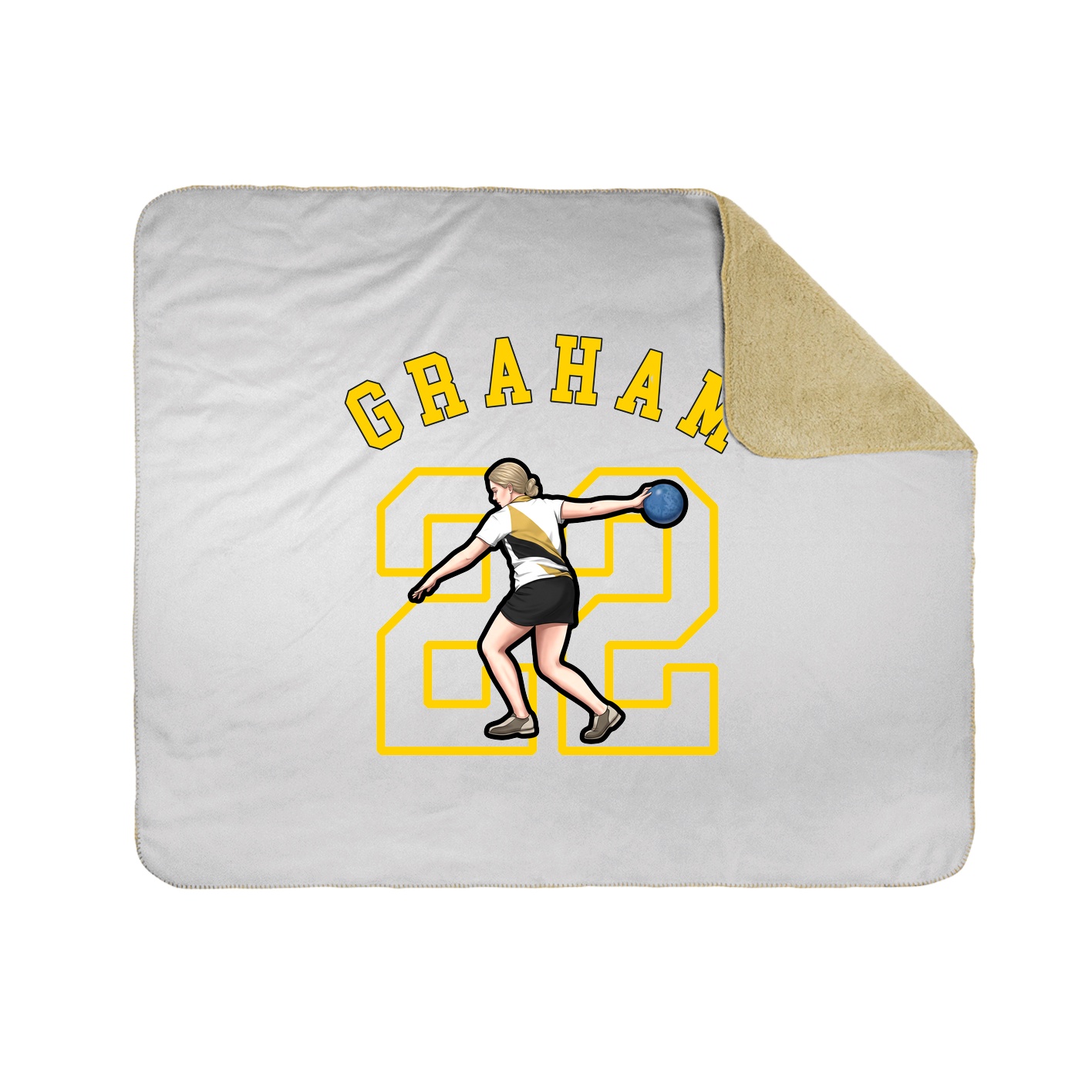 Throw Blanket — Shirsey Arch in White