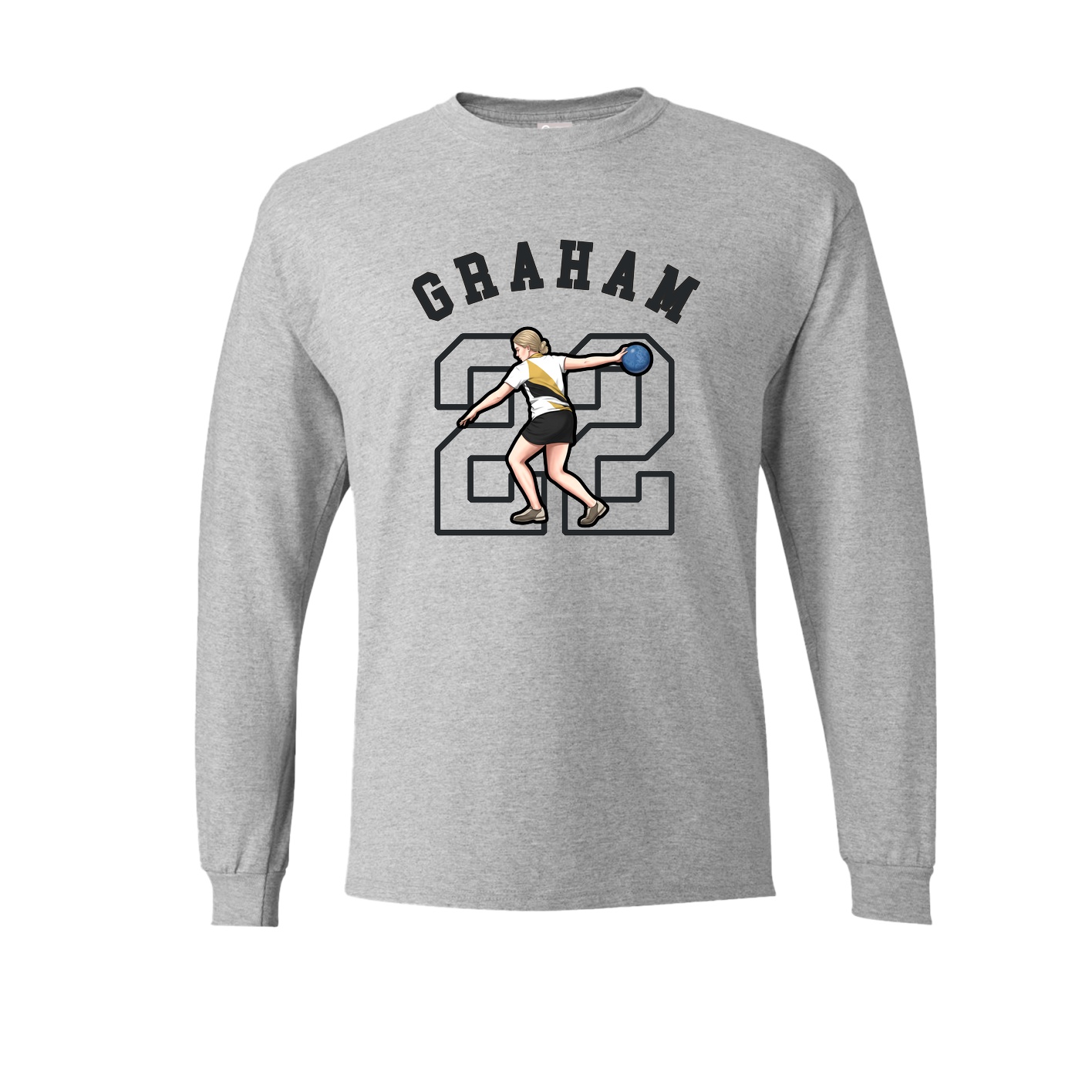 Long Sleeve Tee — Shirsey Arch in Grey