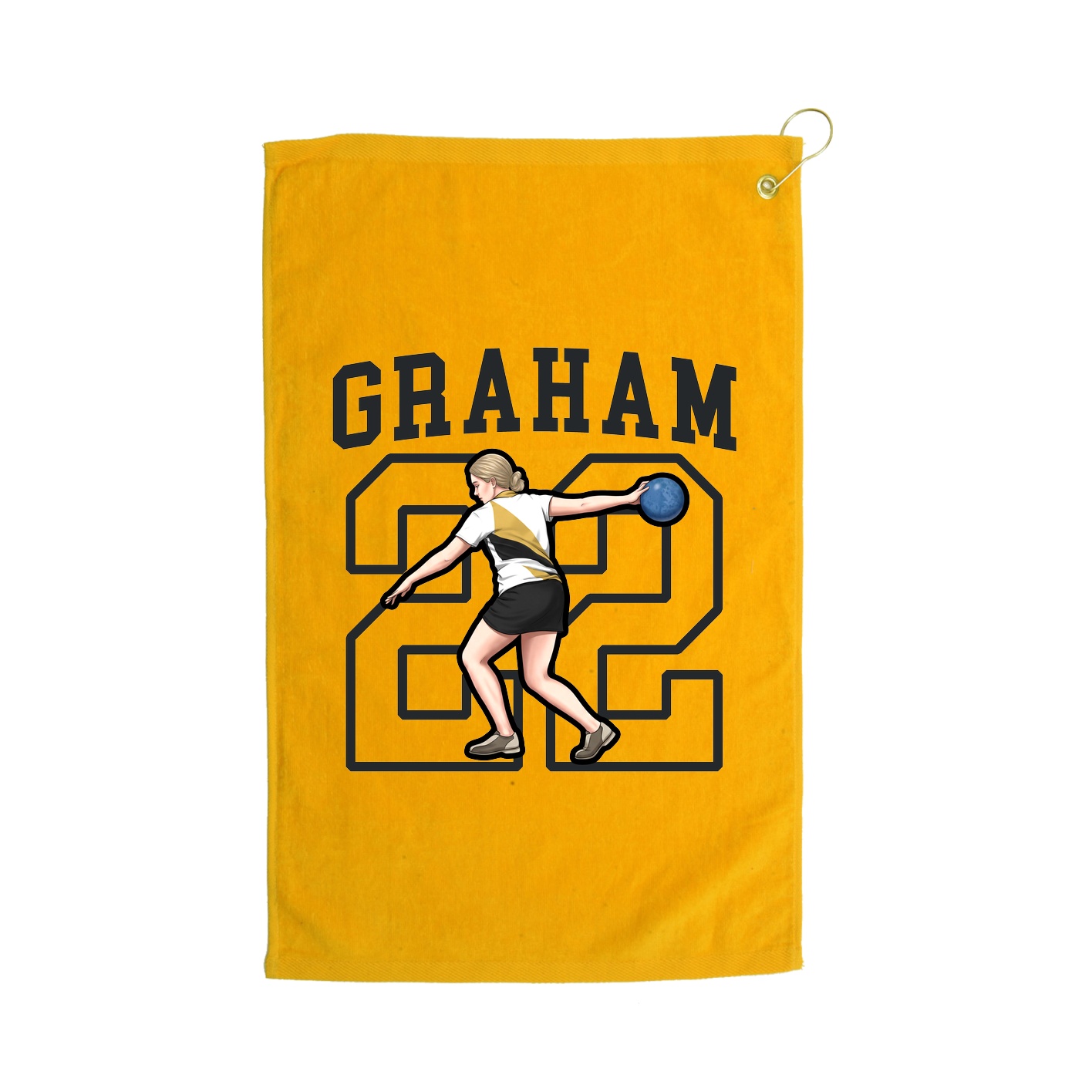 Golf Towel — Shirsey in Gold