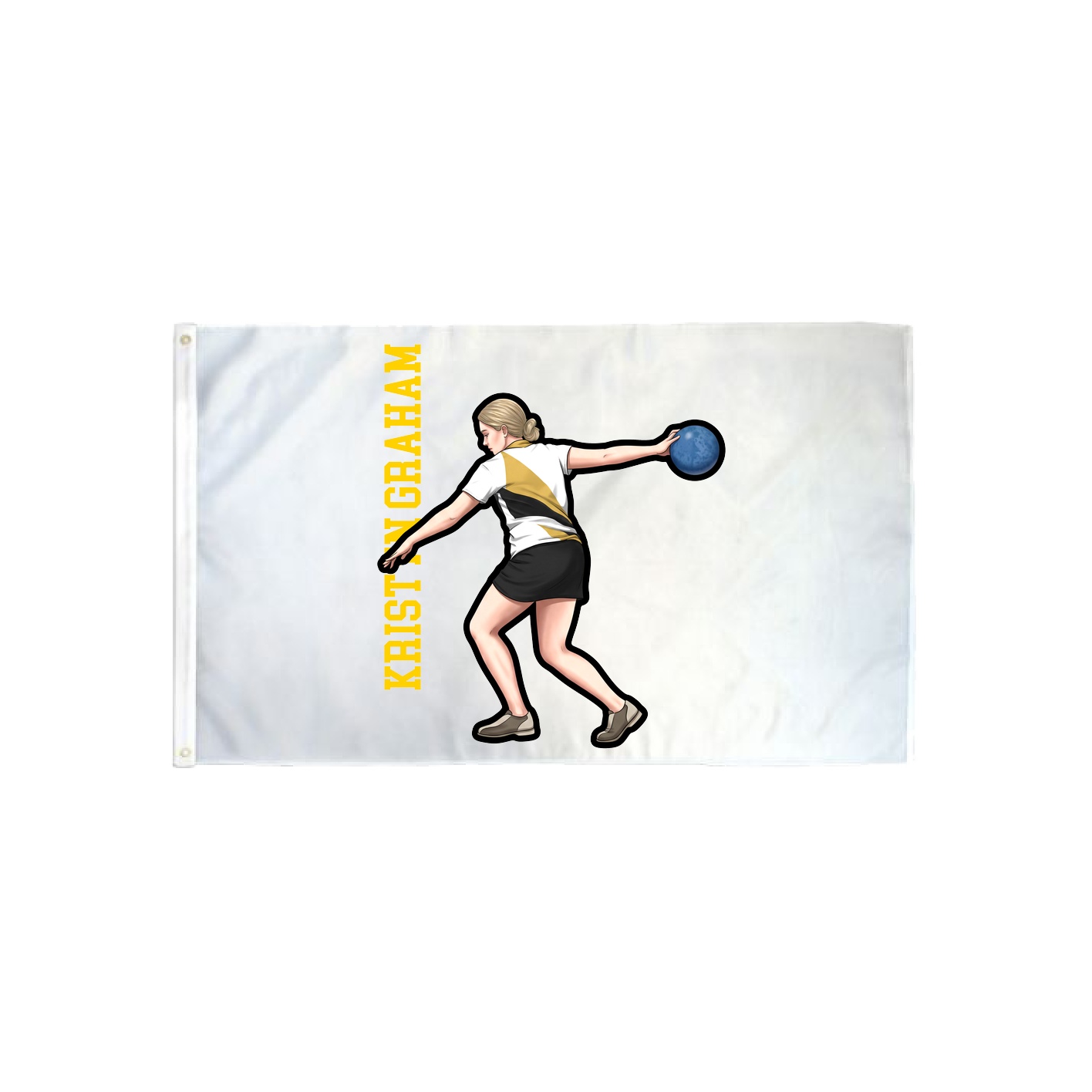 3x5 Flag — Name Vertical in Classic