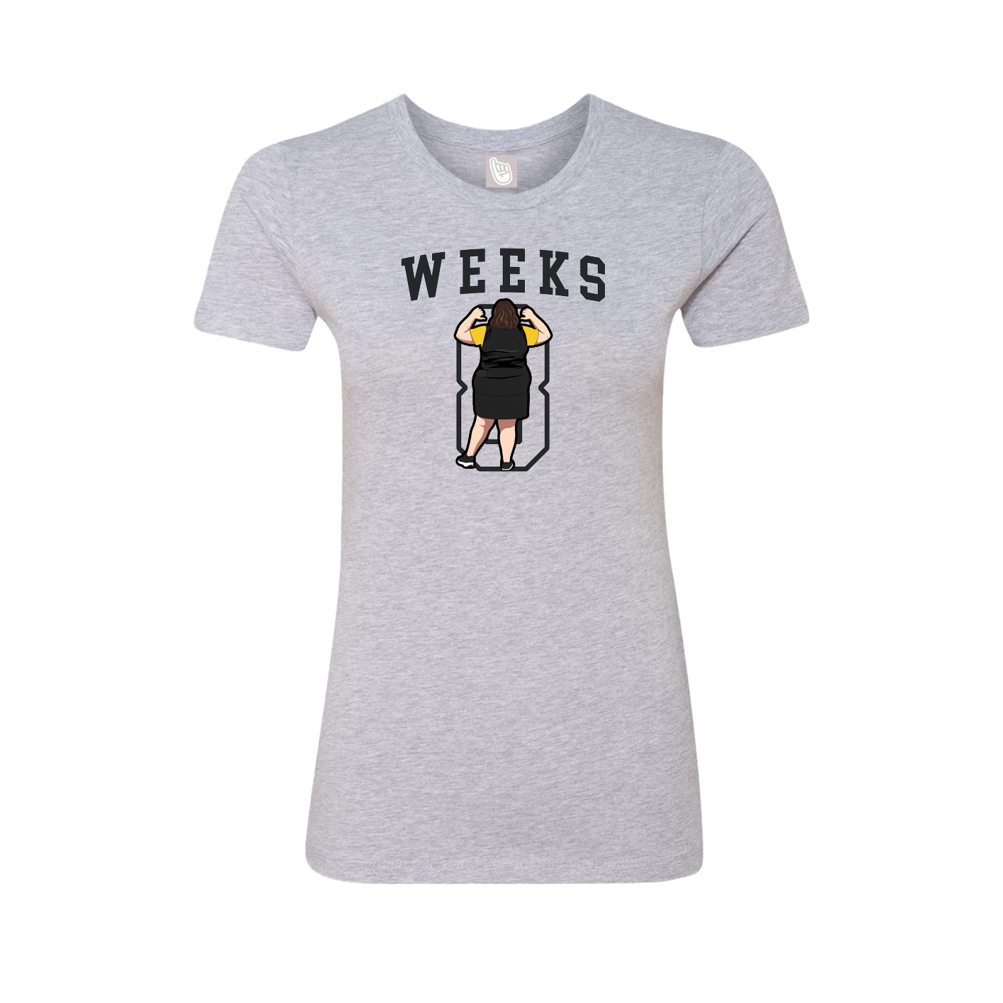 Fitted Women's Tee — Shirsey in Grey