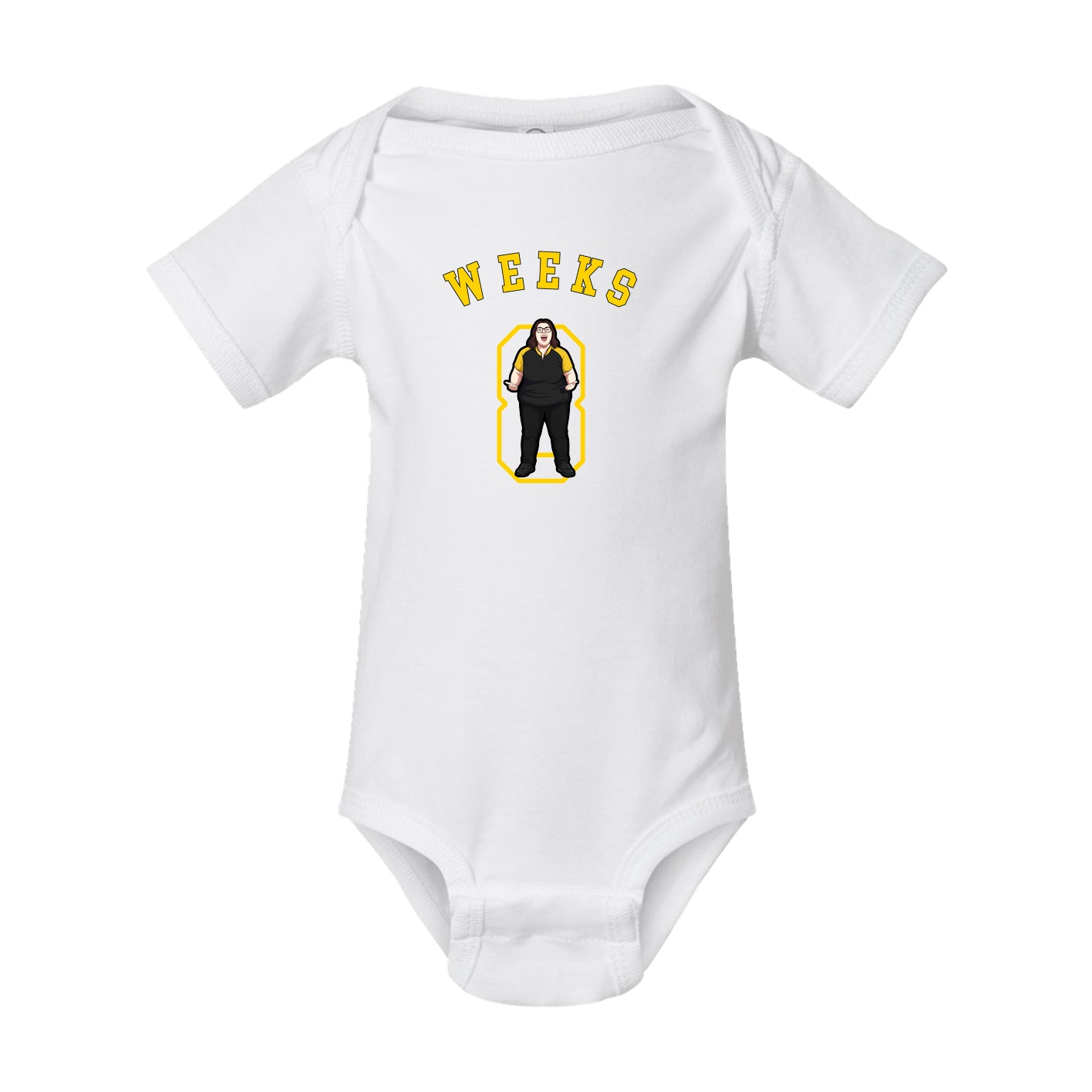 Baby Onesie — Shirsey Arch in White