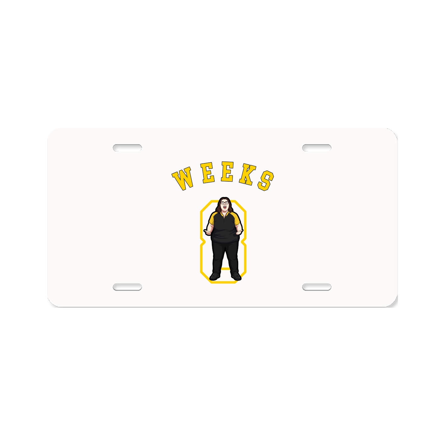 License Plate — Shirsey Arch in Classic