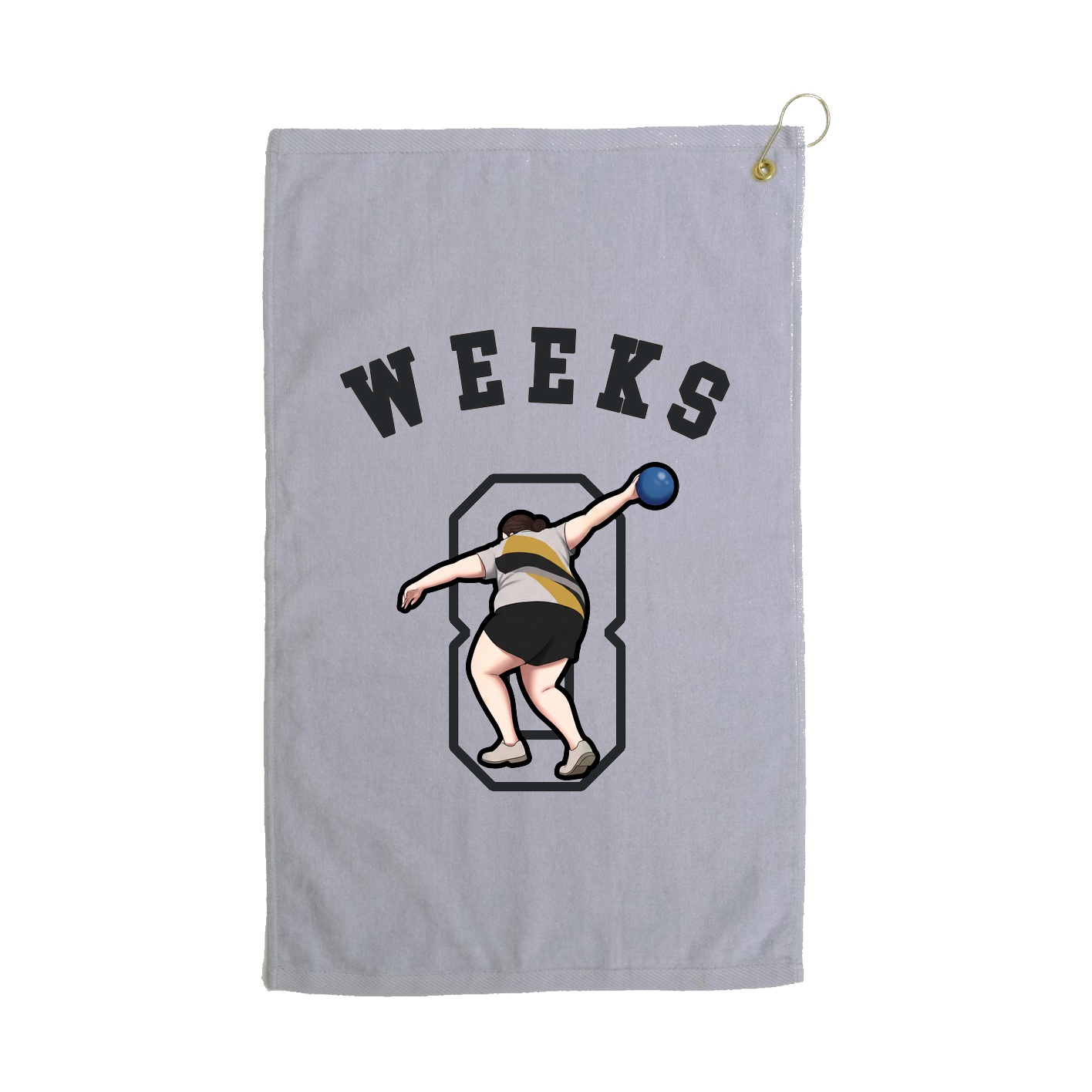 Golf Towel — Shirsey Arch in Grey