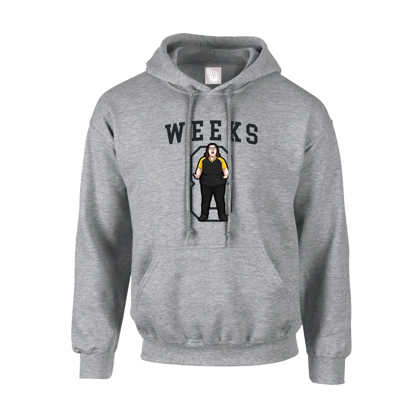 Hoodie — Shirsey in Grey