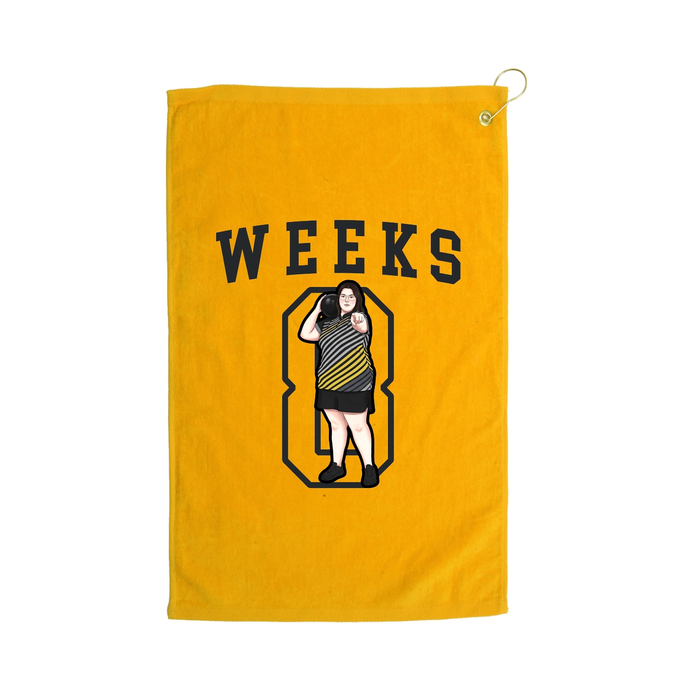 Golf Towel — Shirsey in Gold