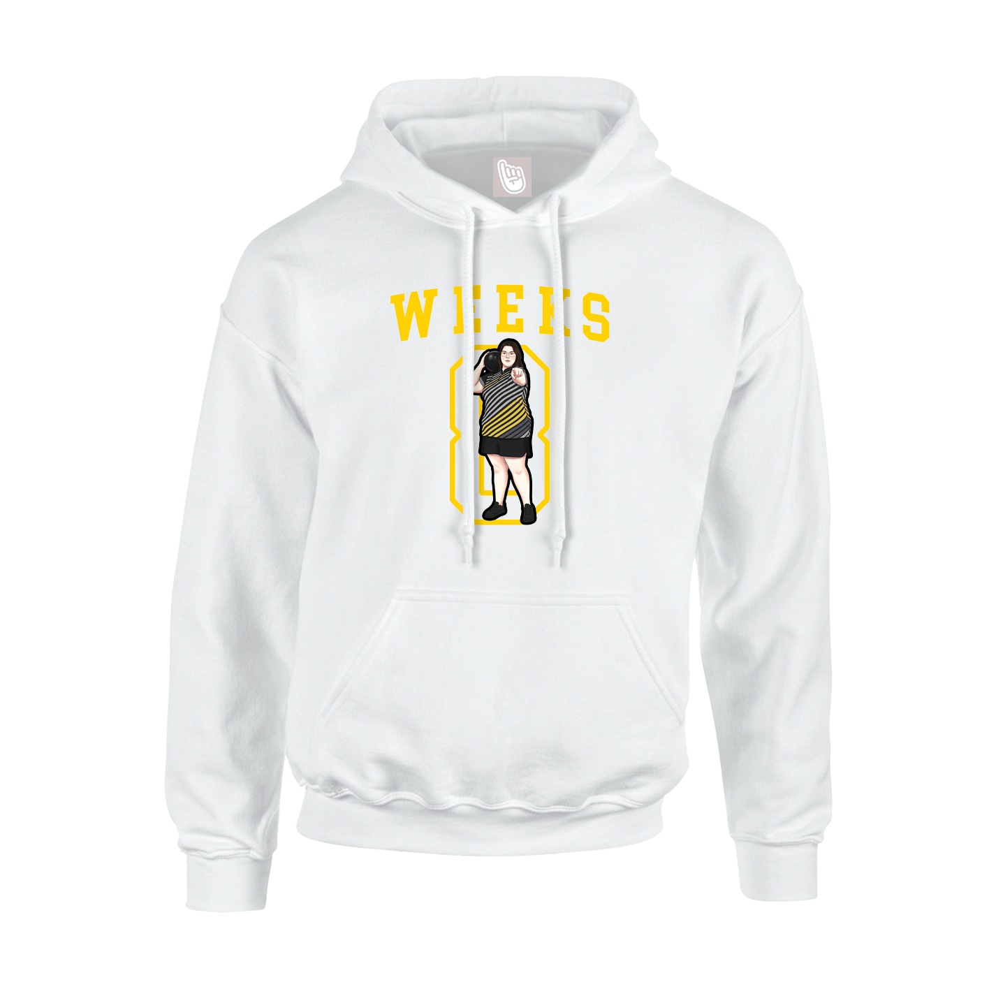 Youth Hoodie — Shirsey in White