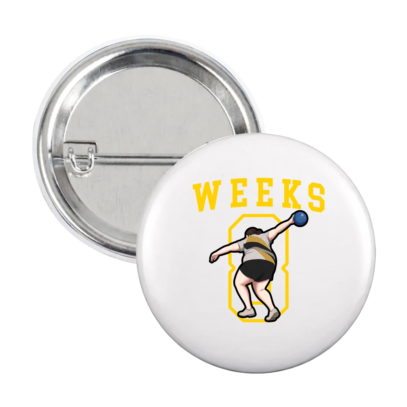 Game Day Button — Shirsey in White