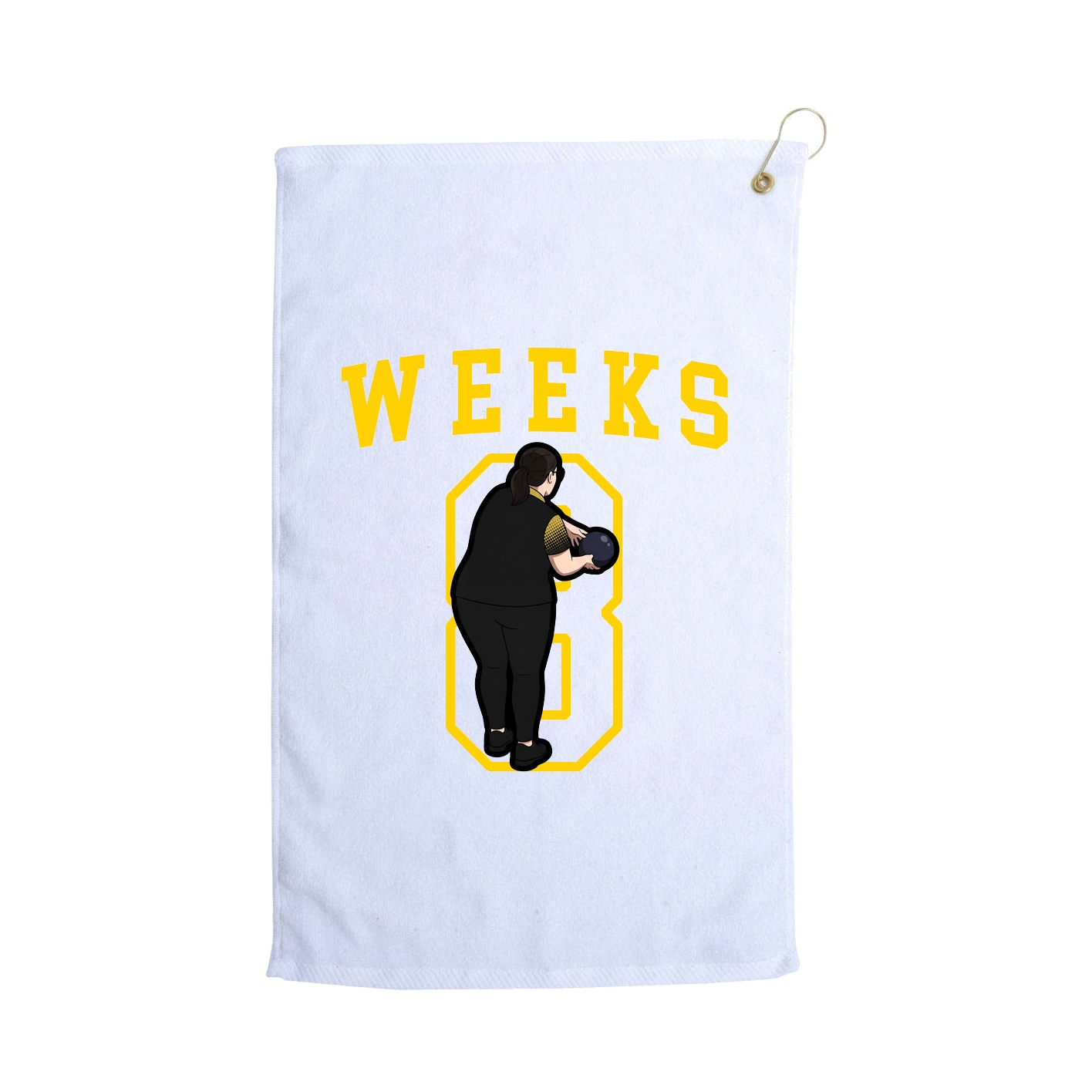 Golf Towel — Shirsey in White