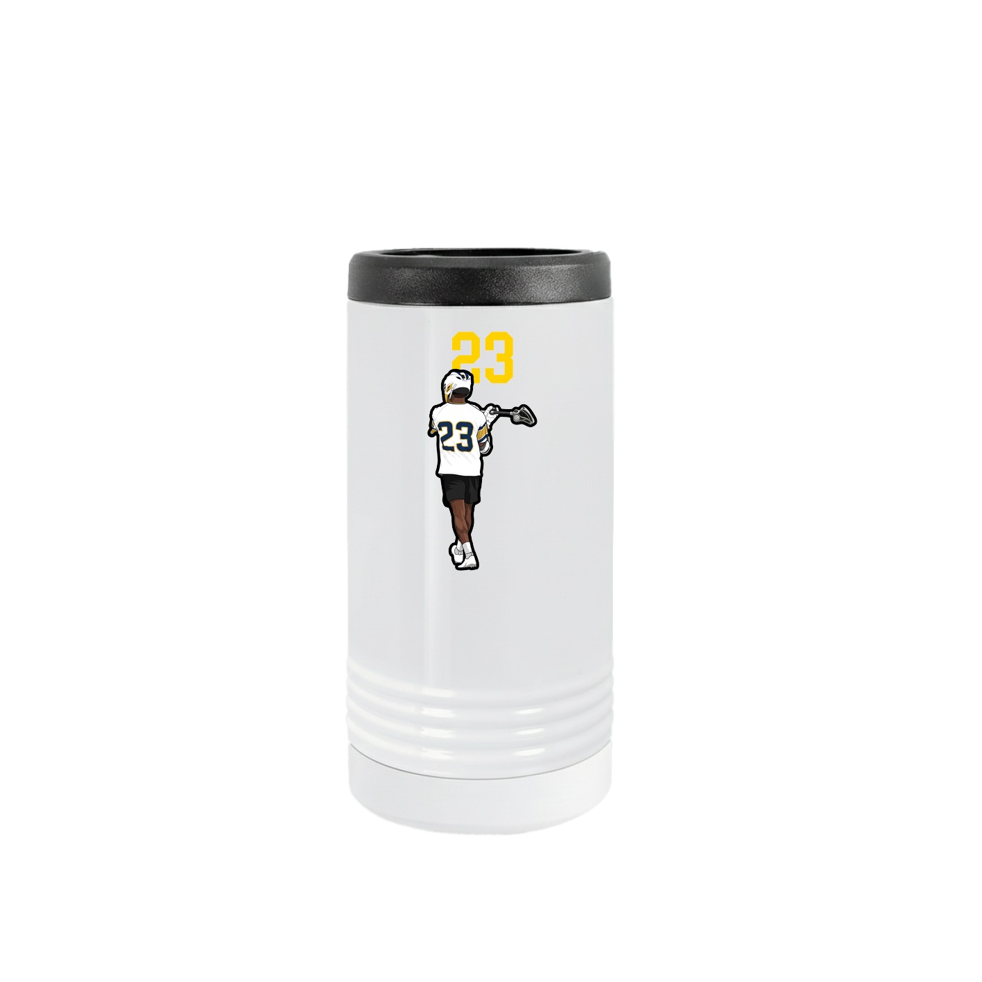 Slim Beverage Holder — Number Top in White