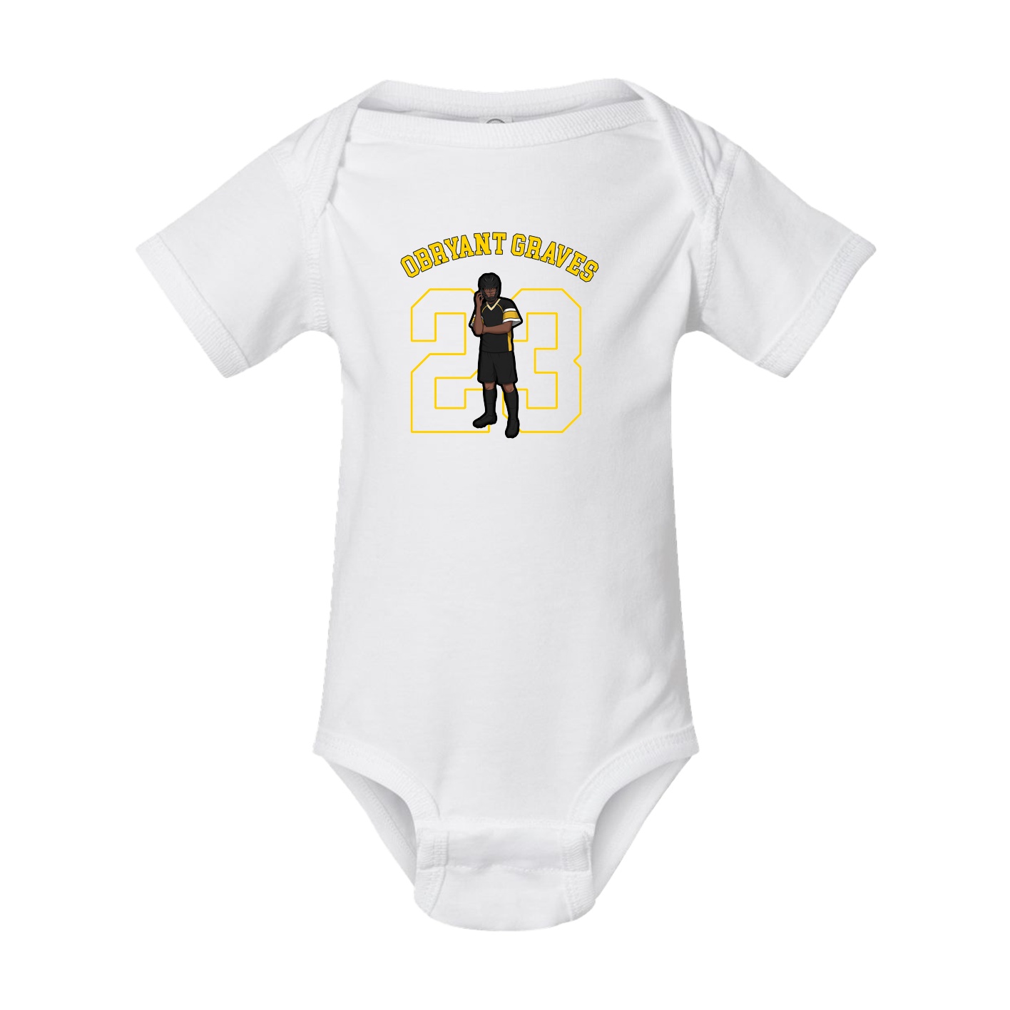 Baby Onesie — Shirsey Arch in White