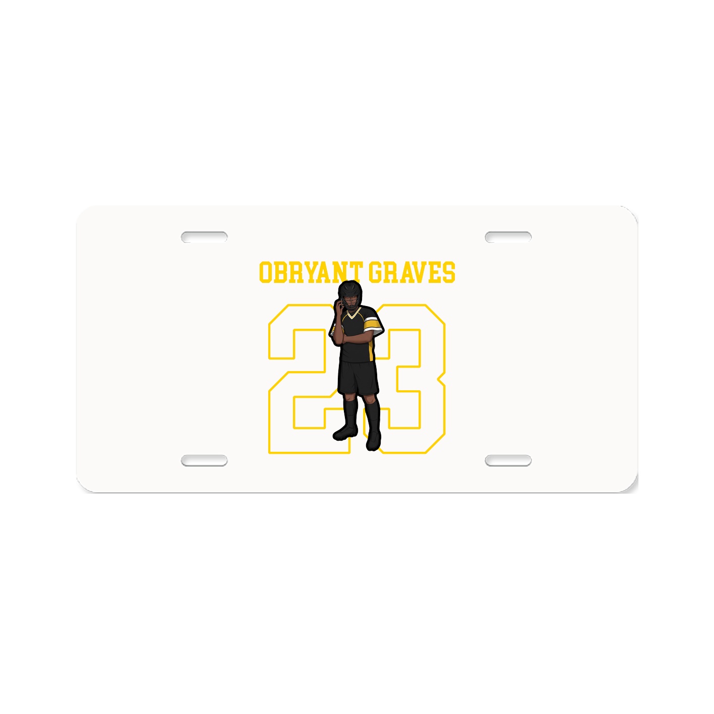 License Plate — Shirsey in Classic