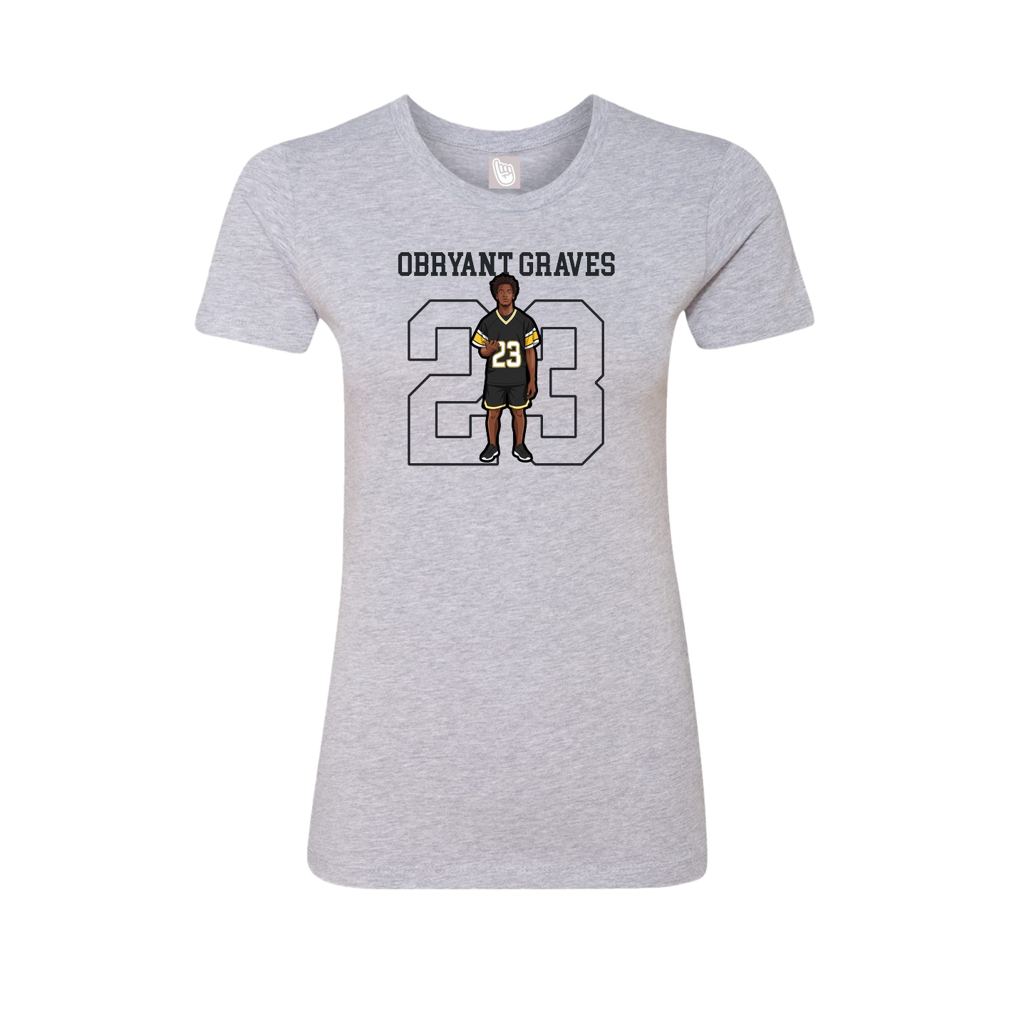 Fitted Women's Tee — Shirsey in Grey
