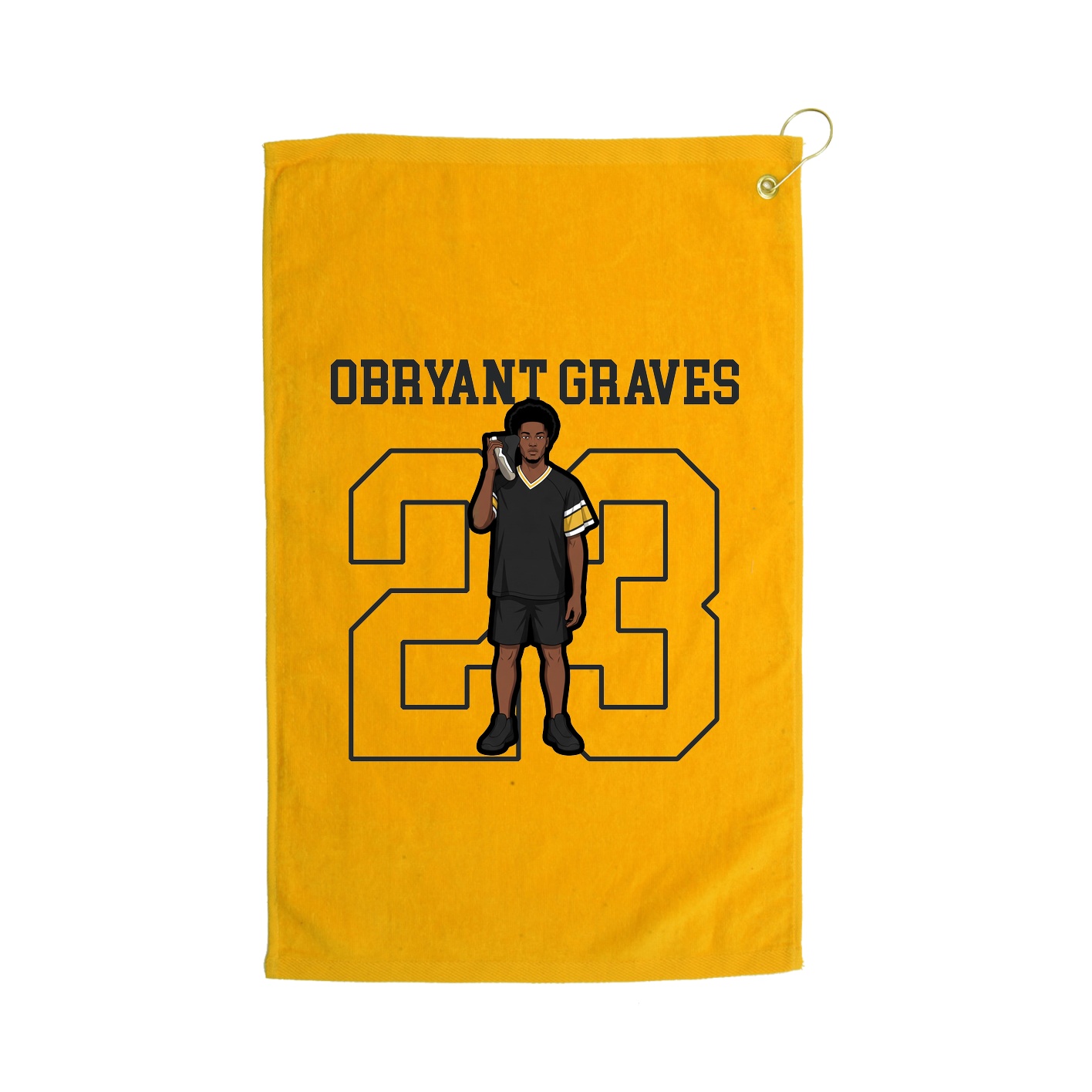 Golf Towel — Shirsey in Gold