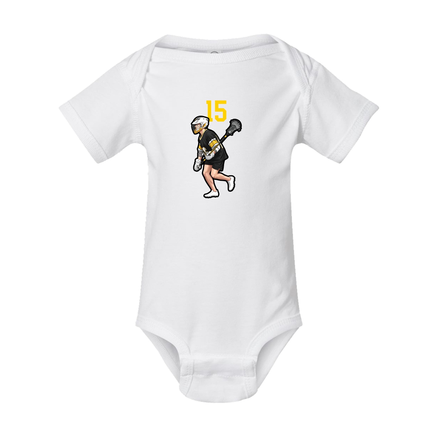Baby Onesie — Number Top in White