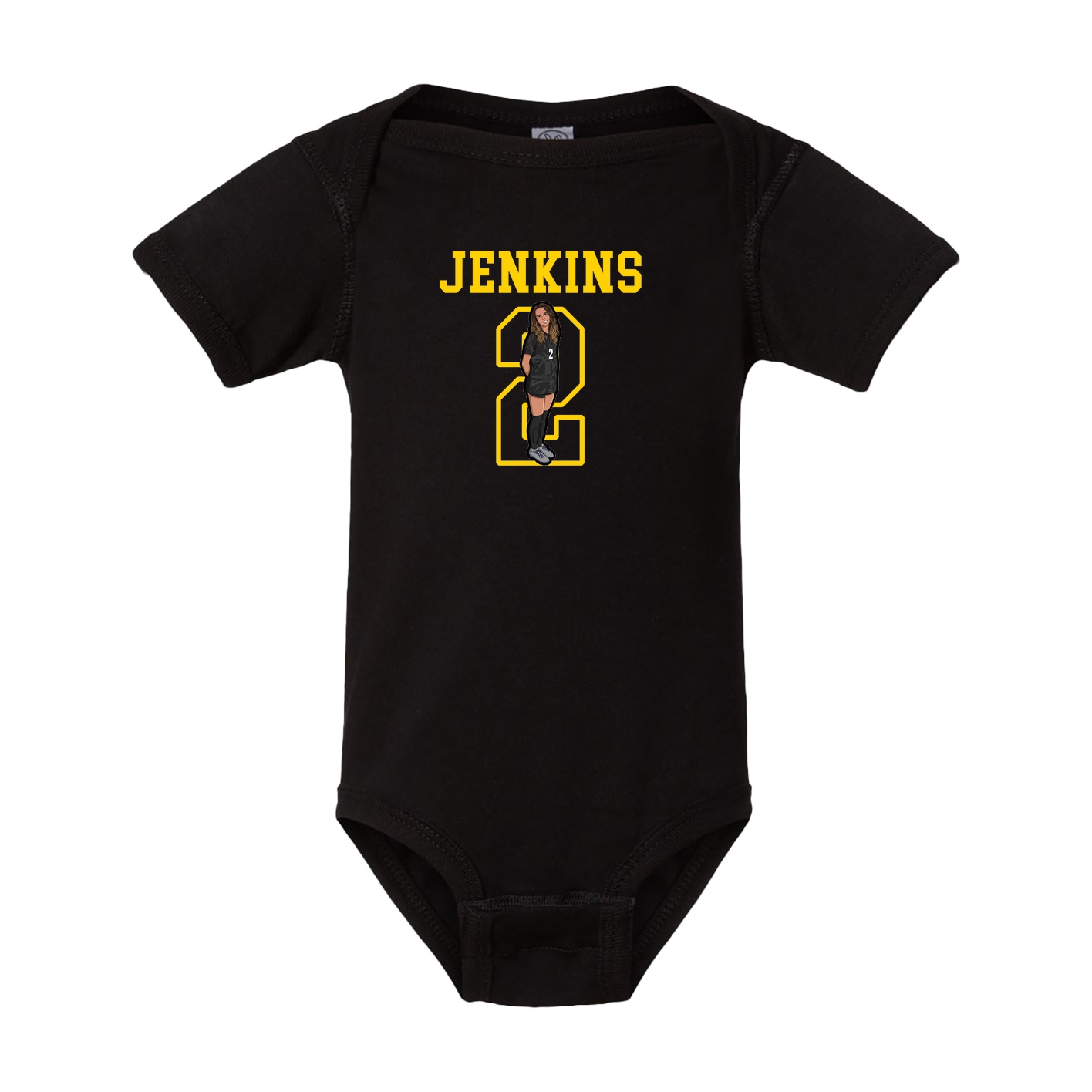 Baby Onesie — Shirsey in Black