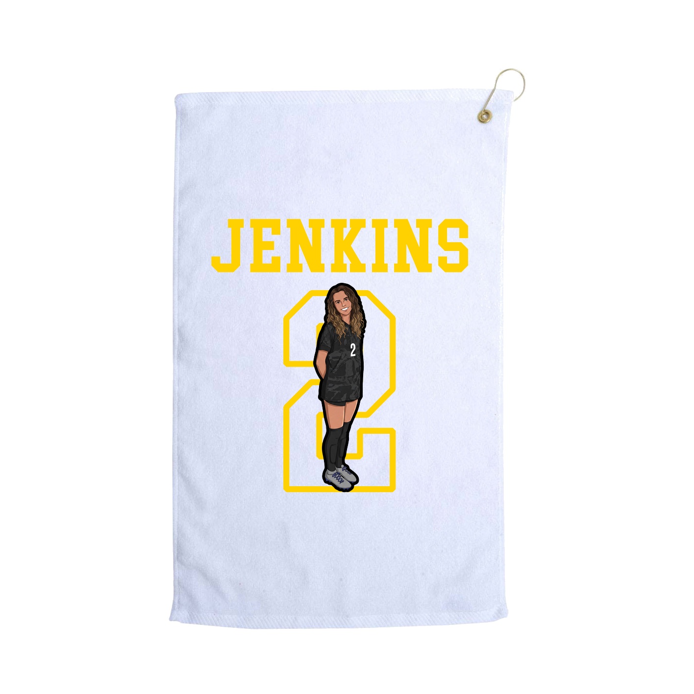 Golf Towel — Shirsey in White