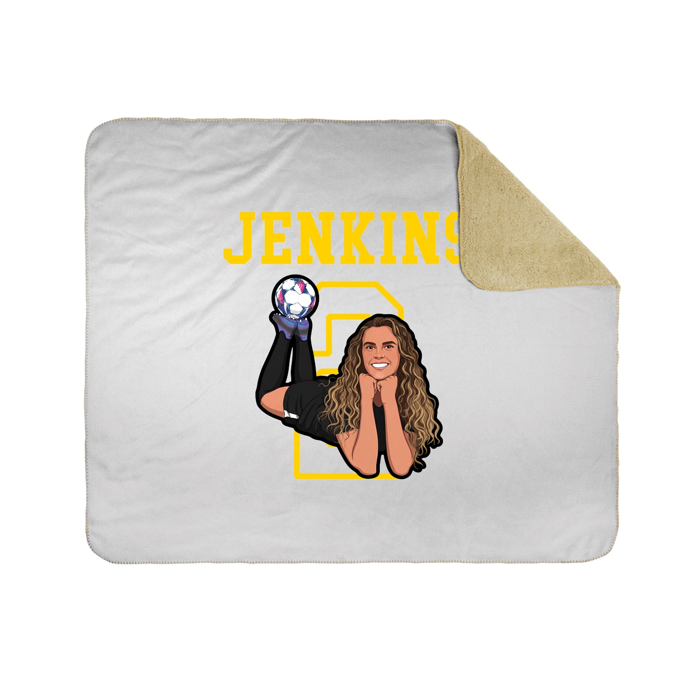 Throw Blanket — Shirsey in White