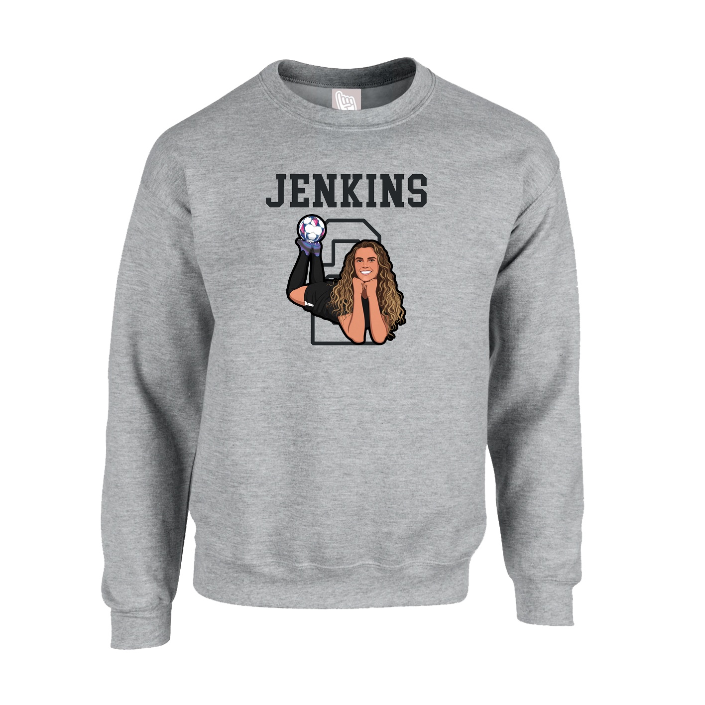 Fleece Crew — Shirsey in Grey