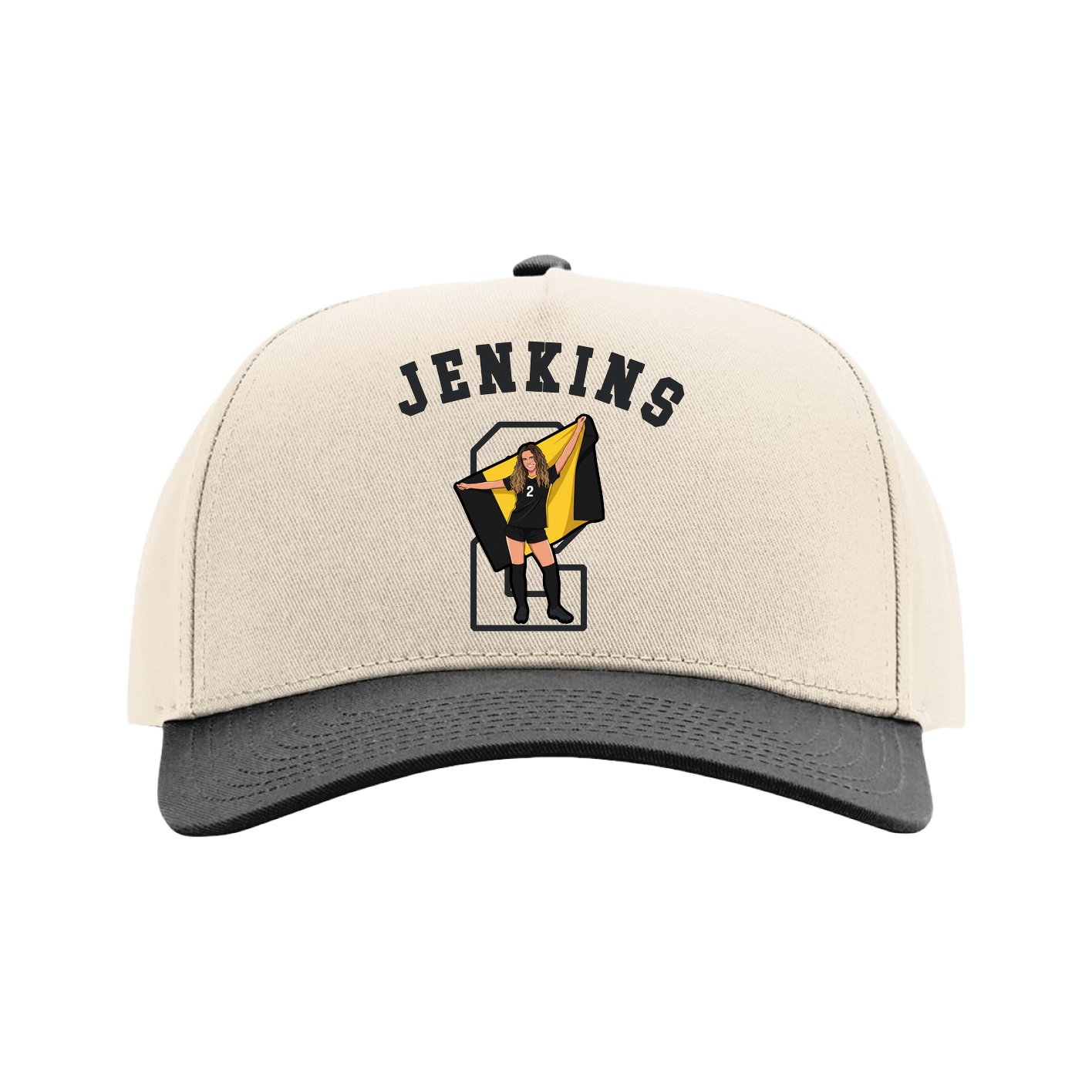 Full Fabric Five-Panel Champ Cap