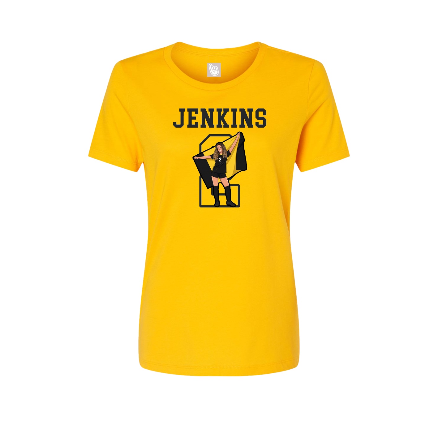 Fitted Women's Tee — Shirsey in Gold