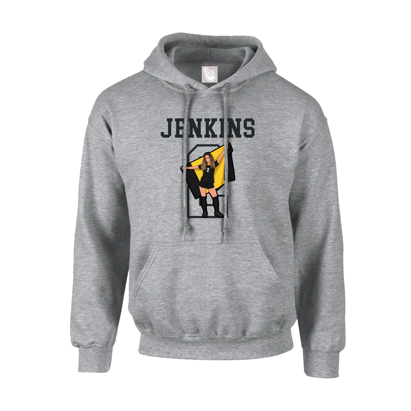 Hoodie — Shirsey in Grey