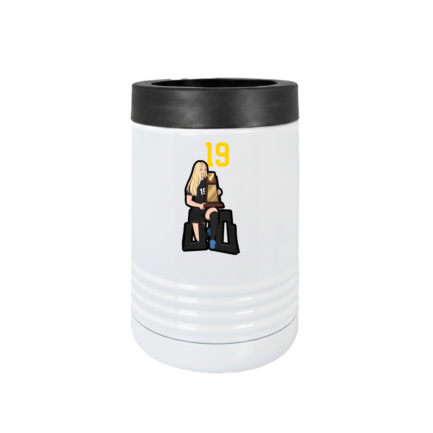 Beverage Holder — Number Top in White