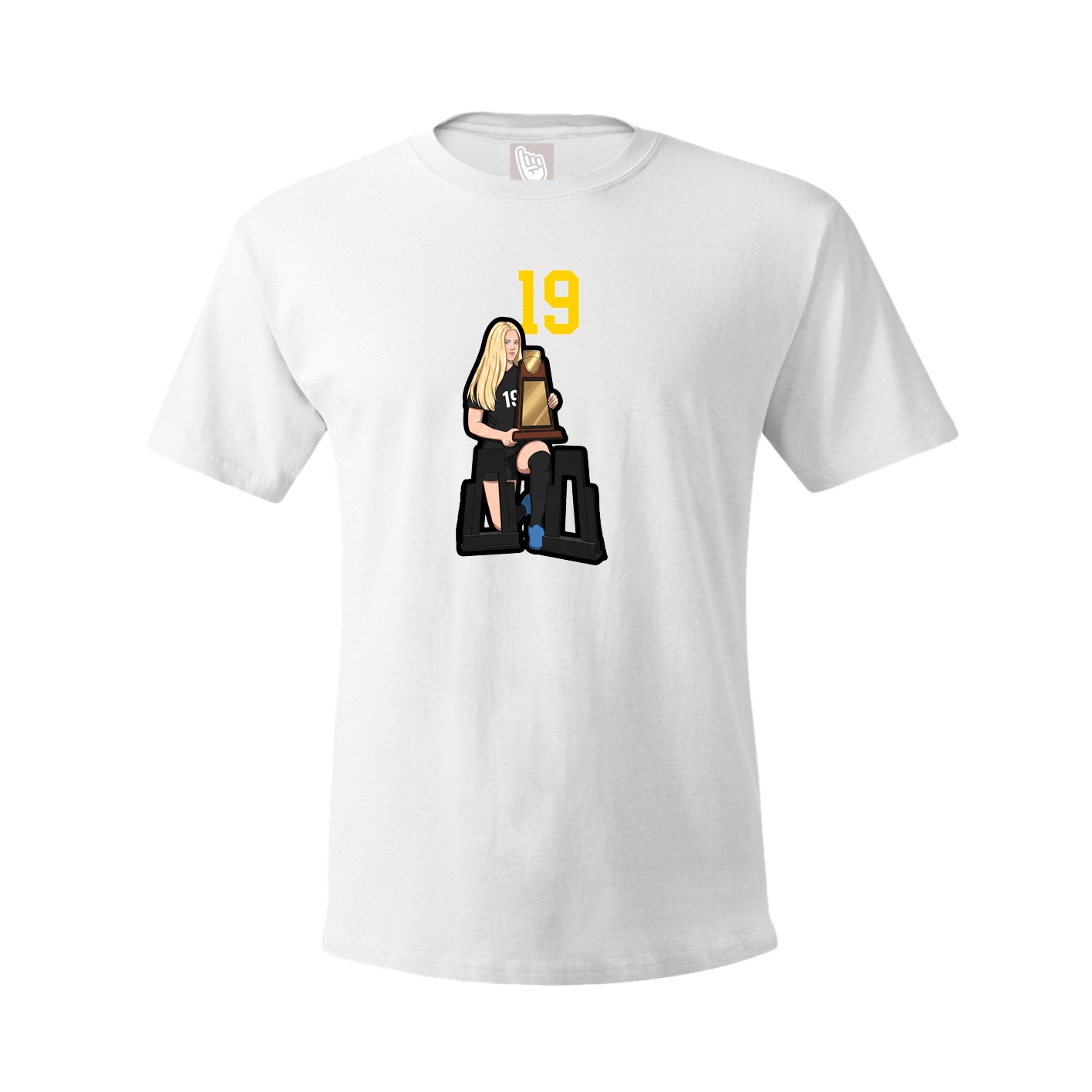 Tee — Number Top in White