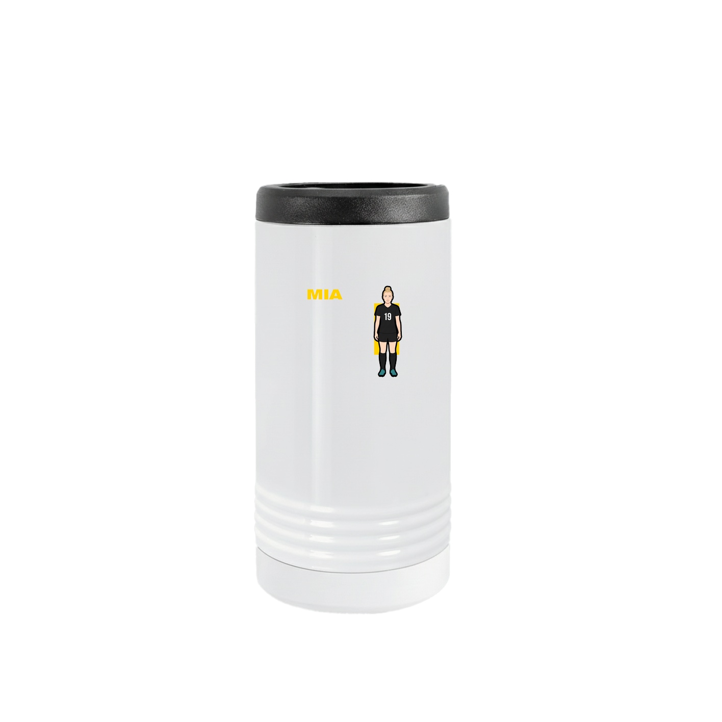 Slim Beverage Holder — Player Name in White