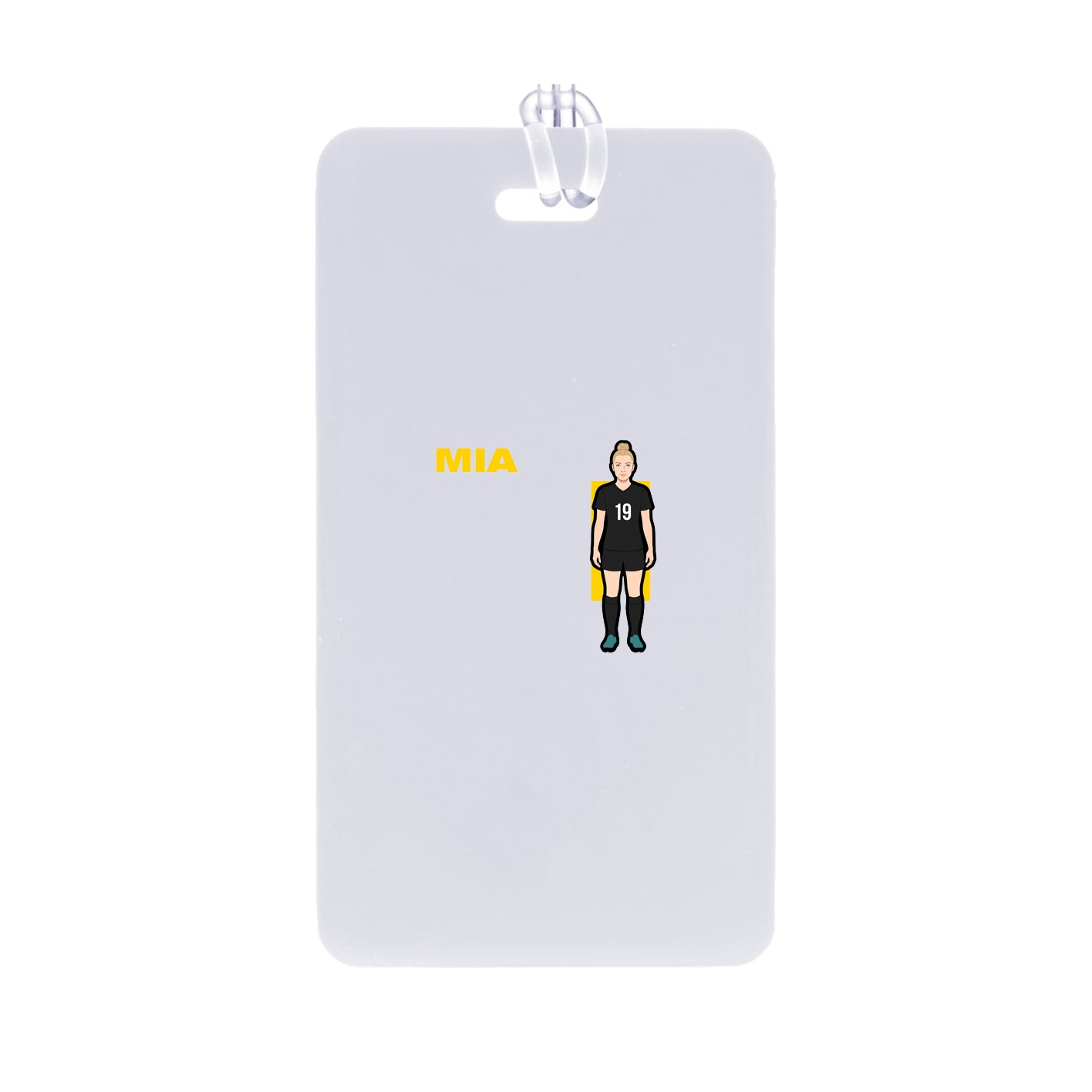Bag Tag — Player Name in Classic