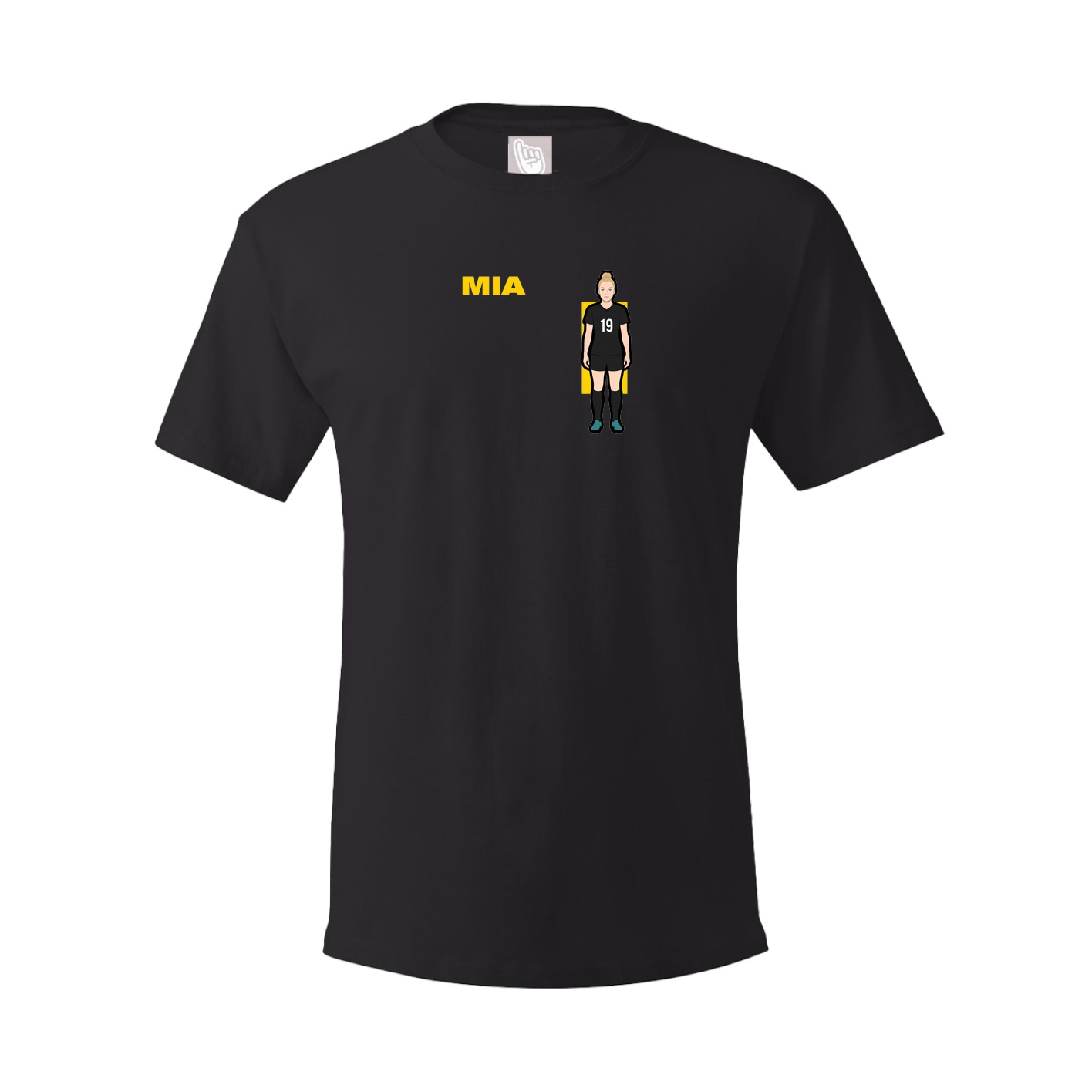 Youth Tee — Player Name in Black