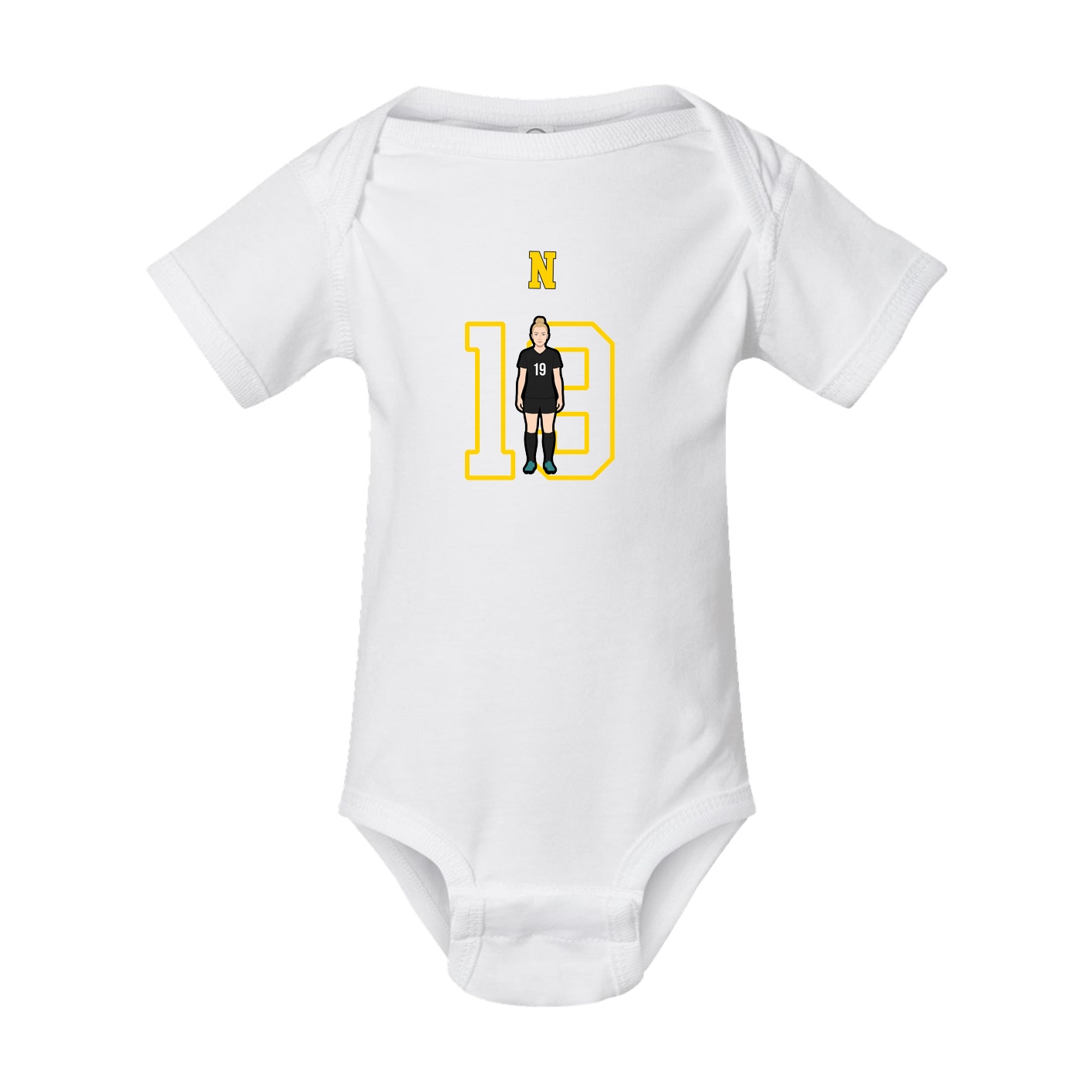 Baby Onesie — Shirsey Arch in White