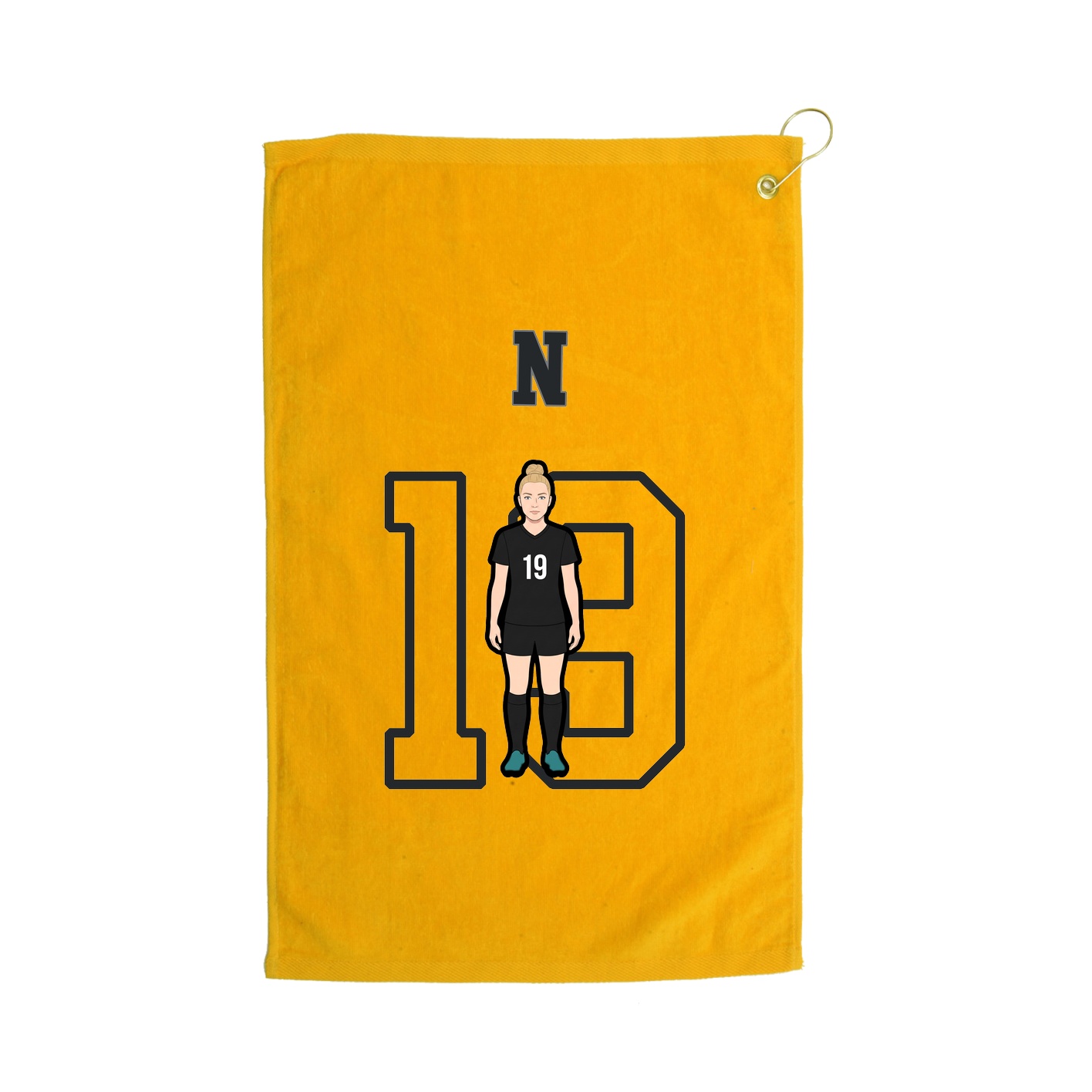 Golf Towel — Shirsey Arch in Gold