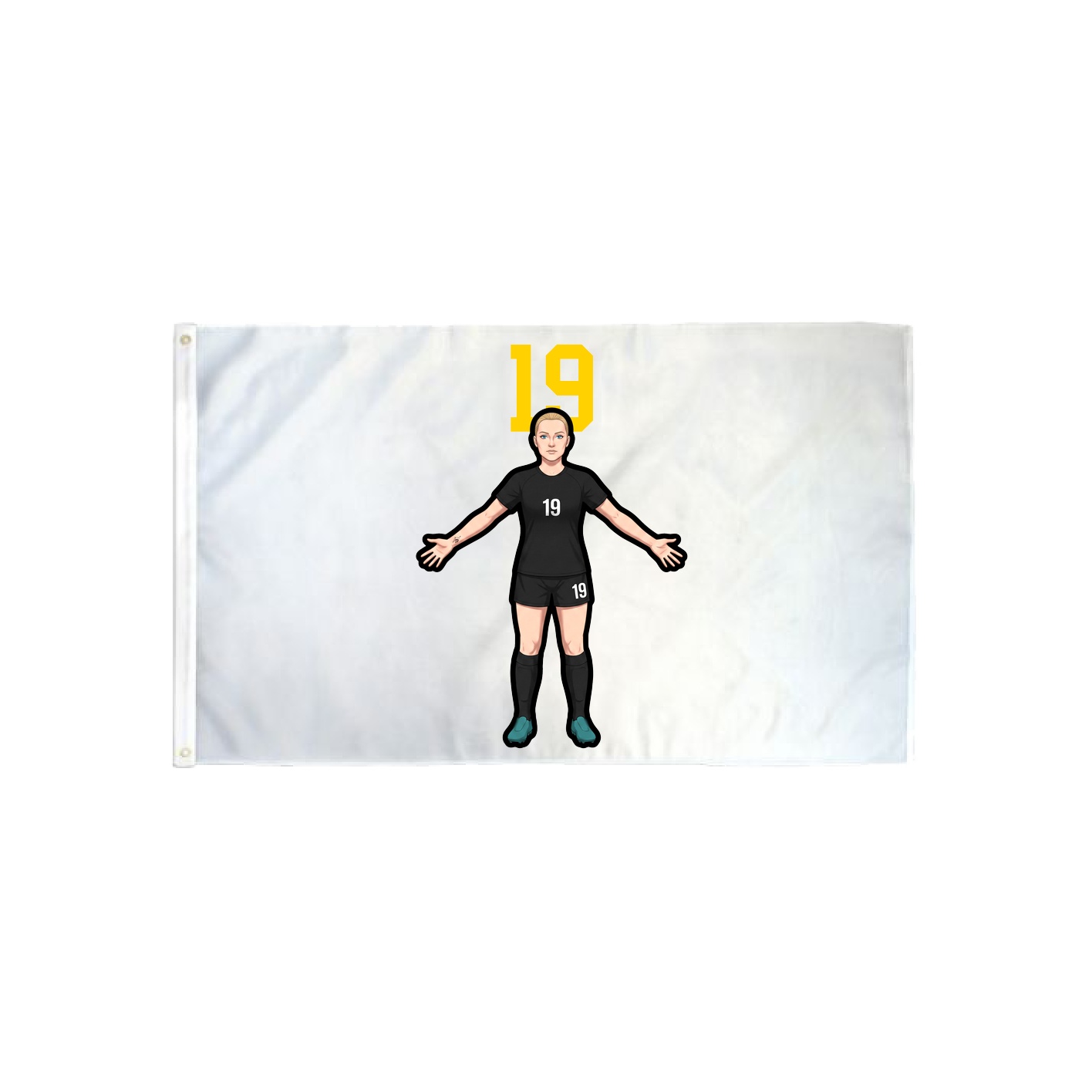 3x5 Flag — Number Top in Classic
