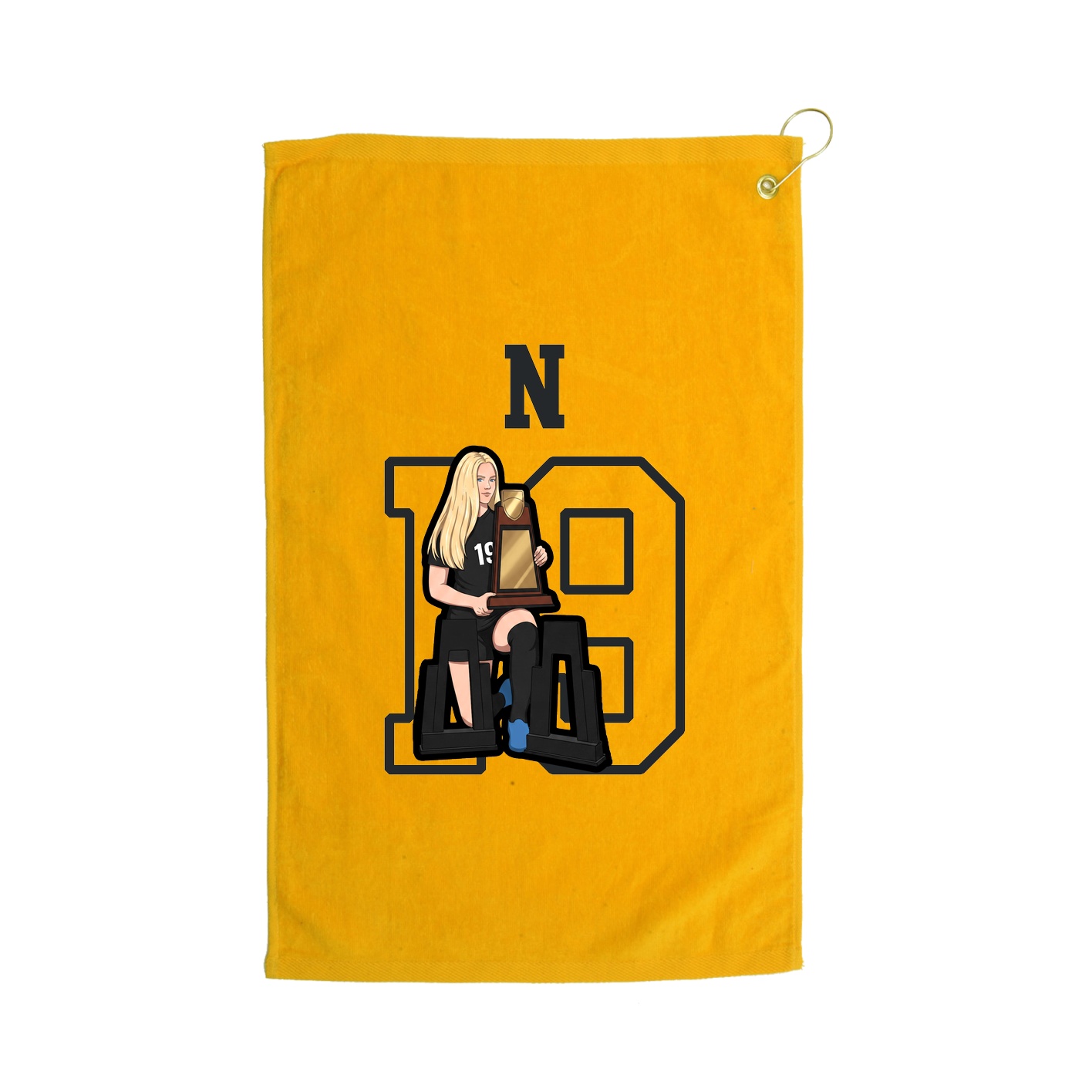 Golf Towel — Shirsey in Gold