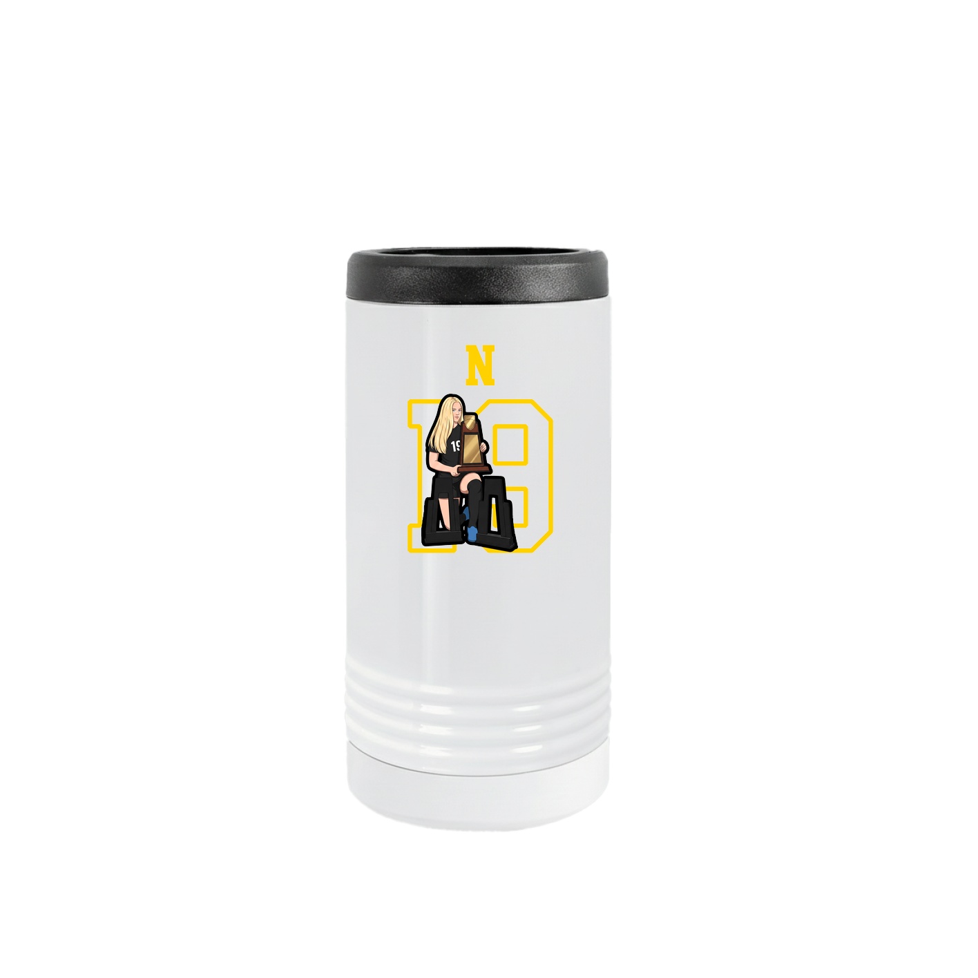 Slim Beverage Holder — Shirsey in White